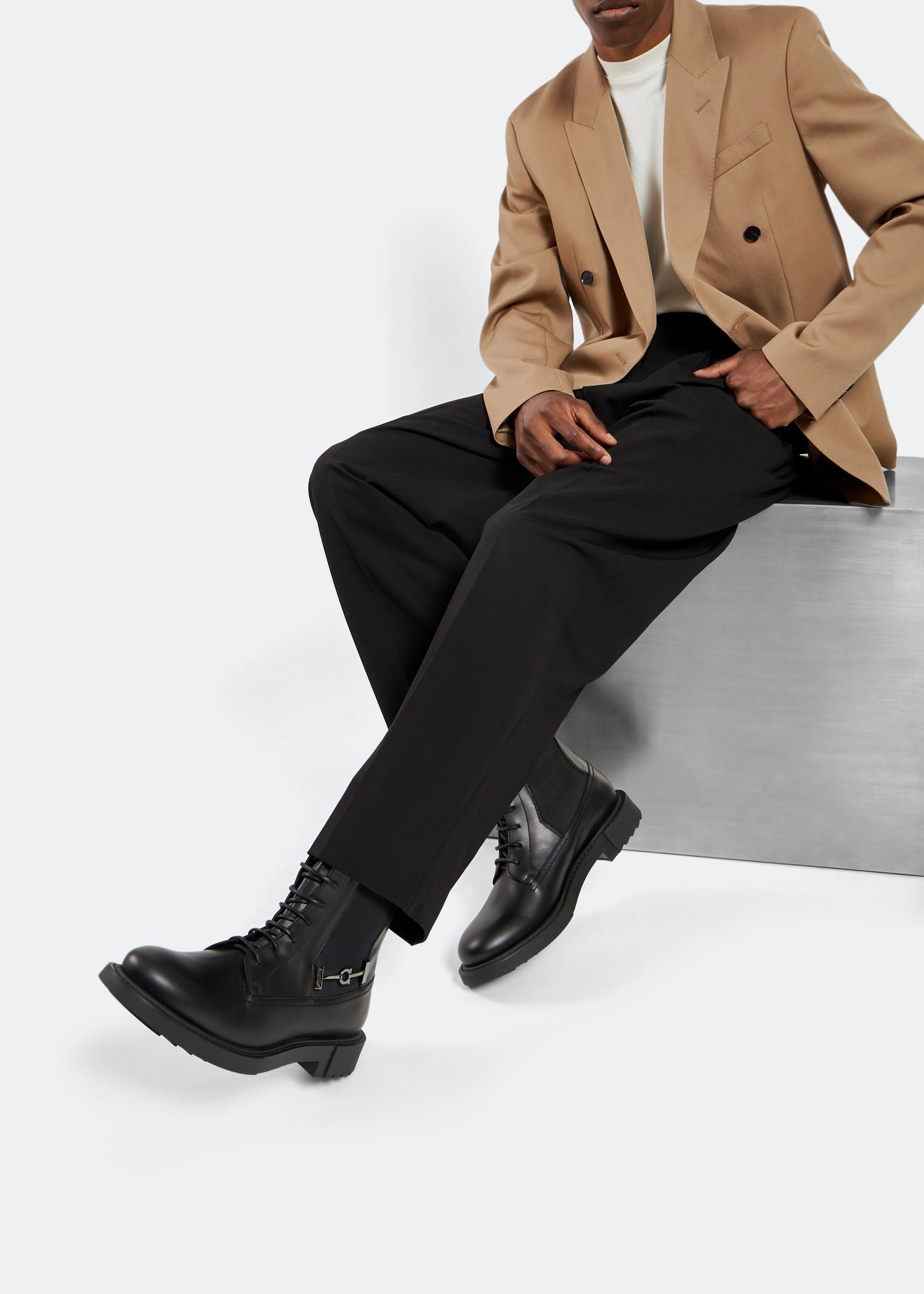 

Combat boots, Black