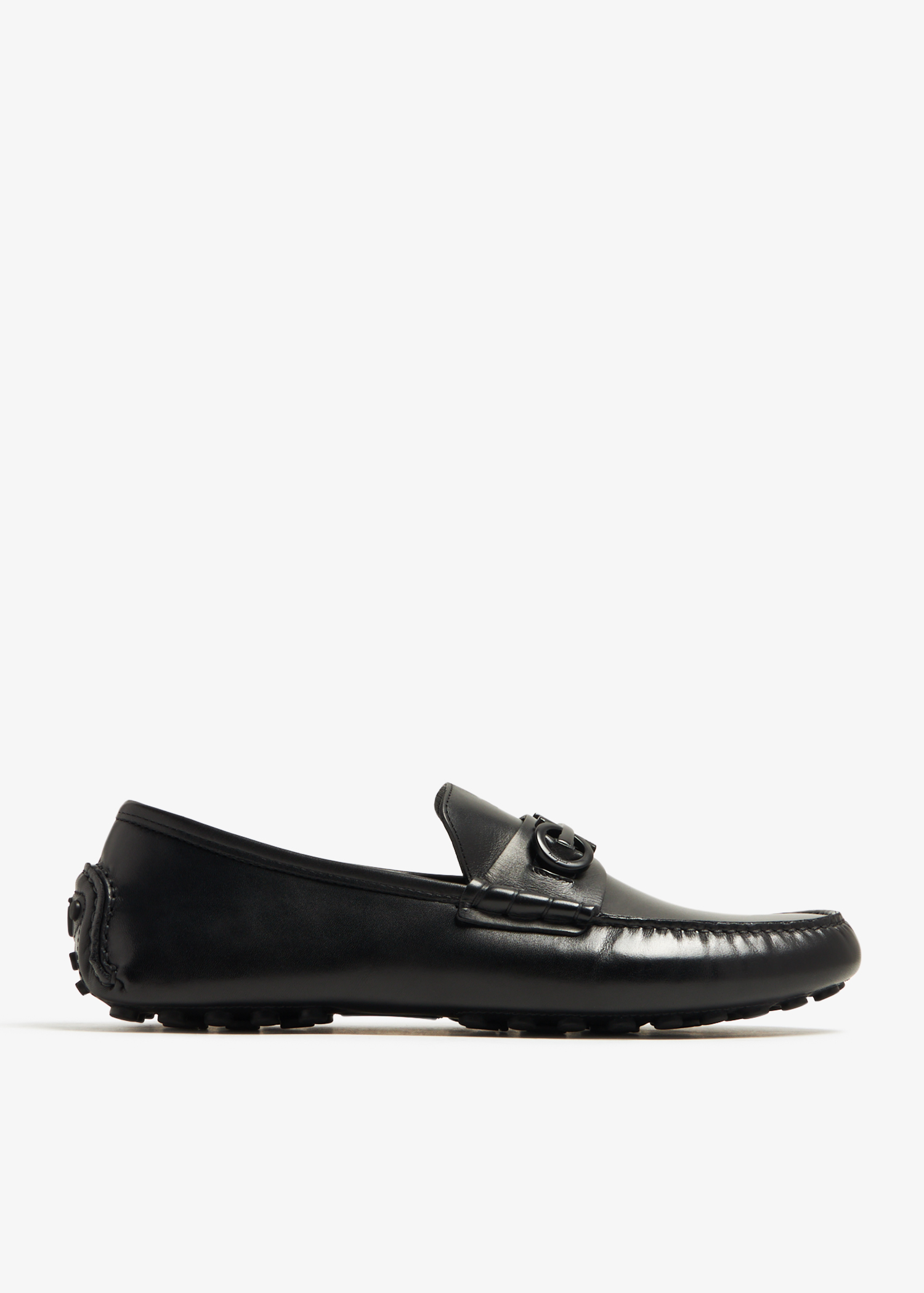 

Gancini loafers, Black