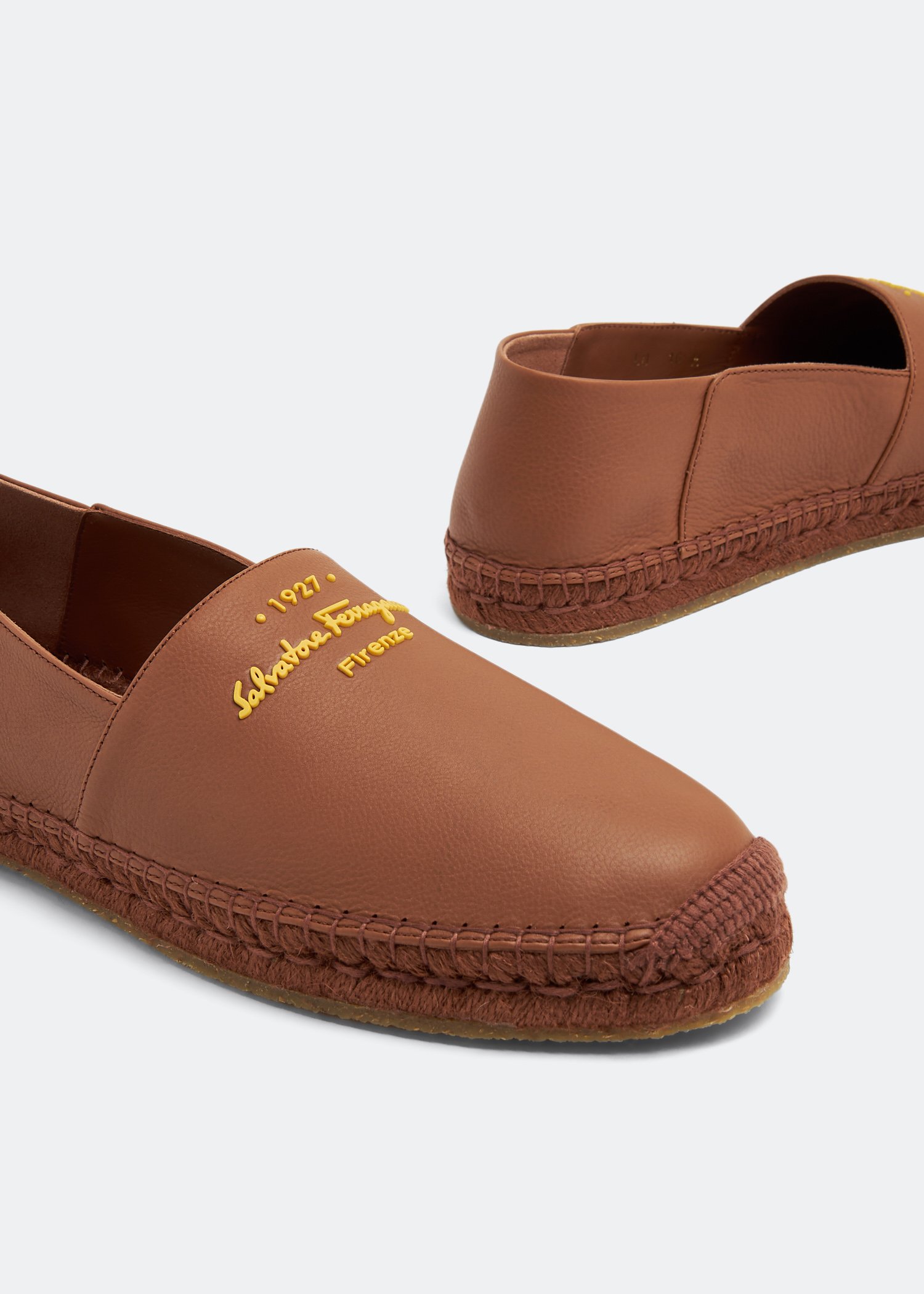 Ferragamo Gus espadrilles for Men Brown in Oman Level Shoes