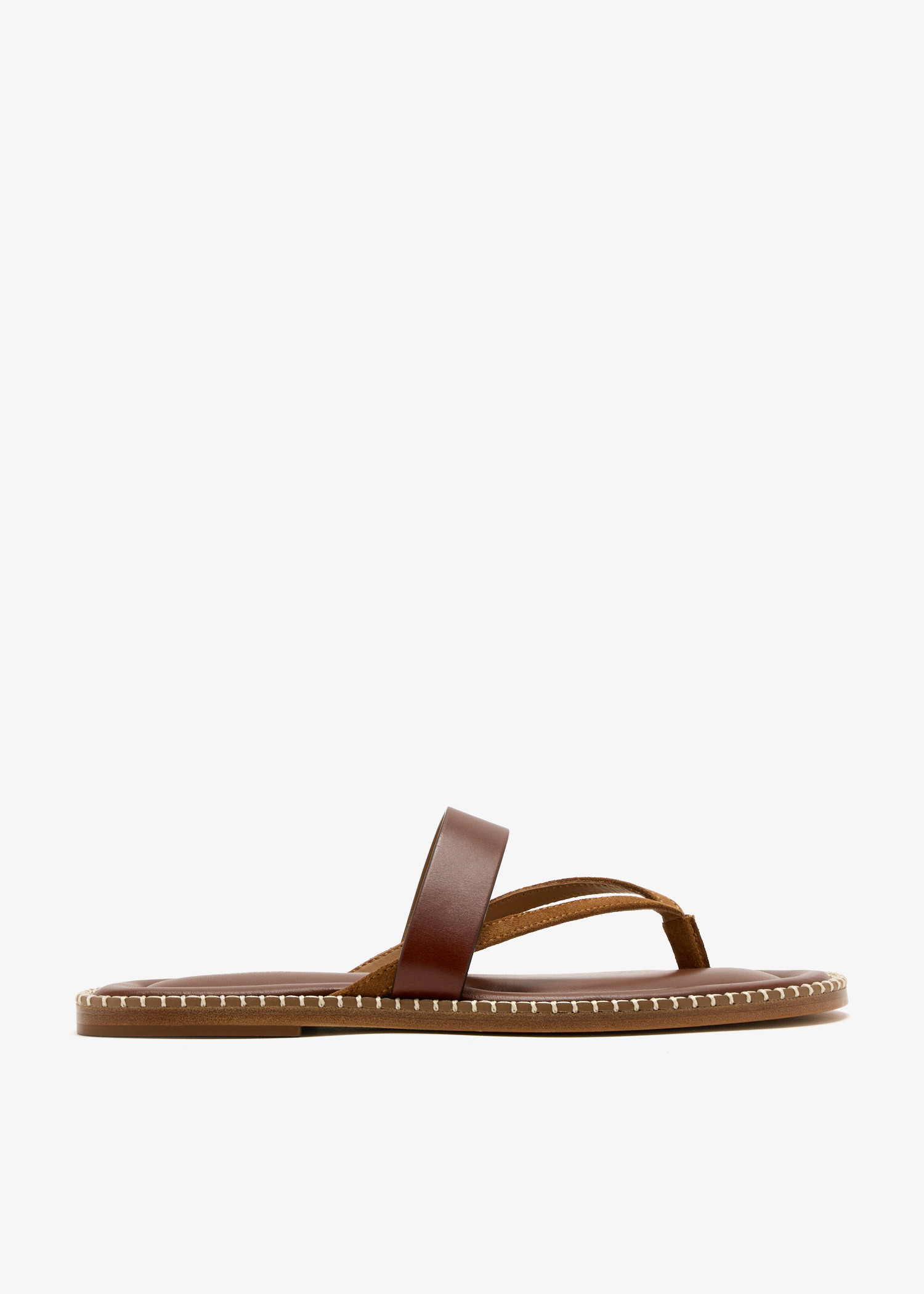 

Leather sandals, Brown