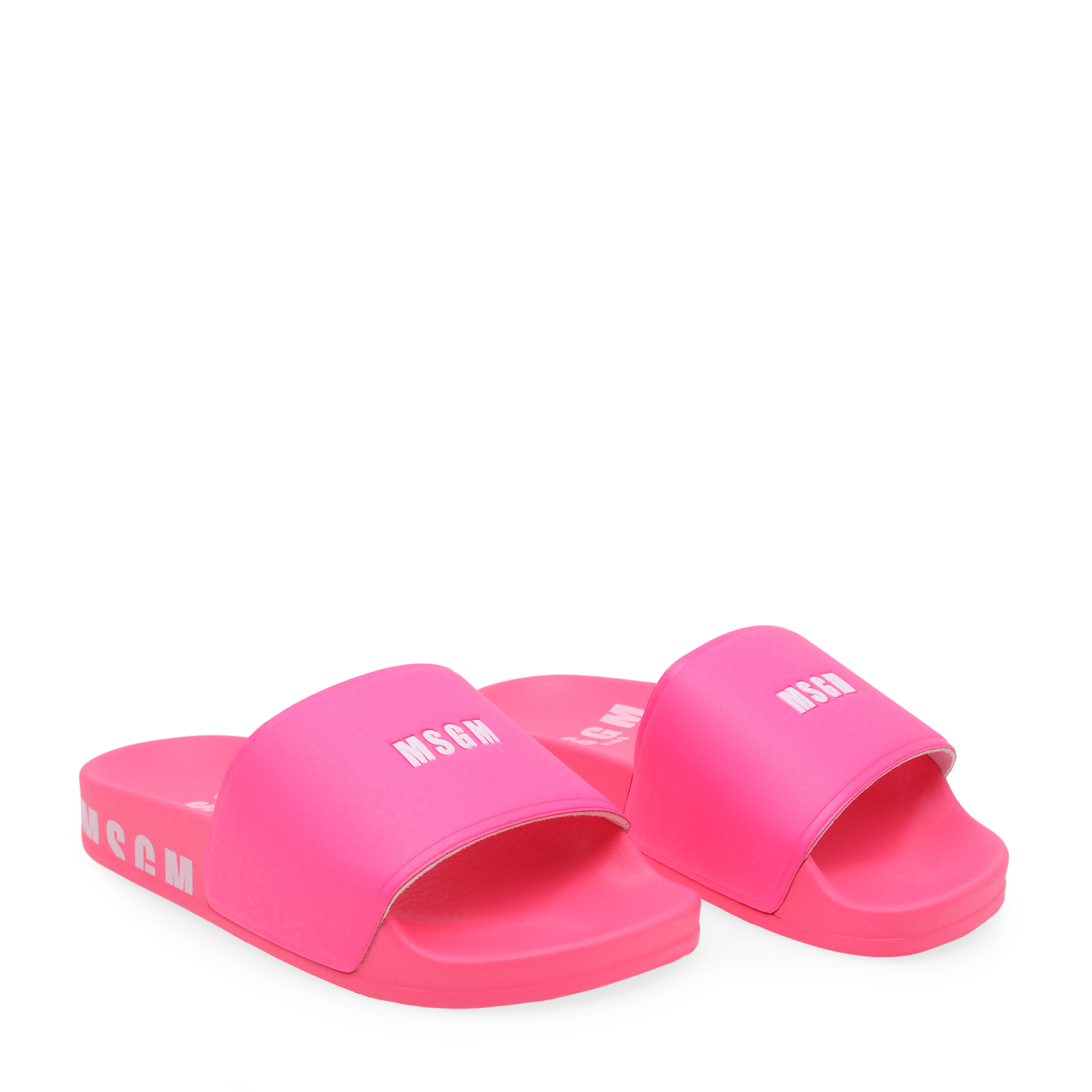 

Ciabatta slides, White