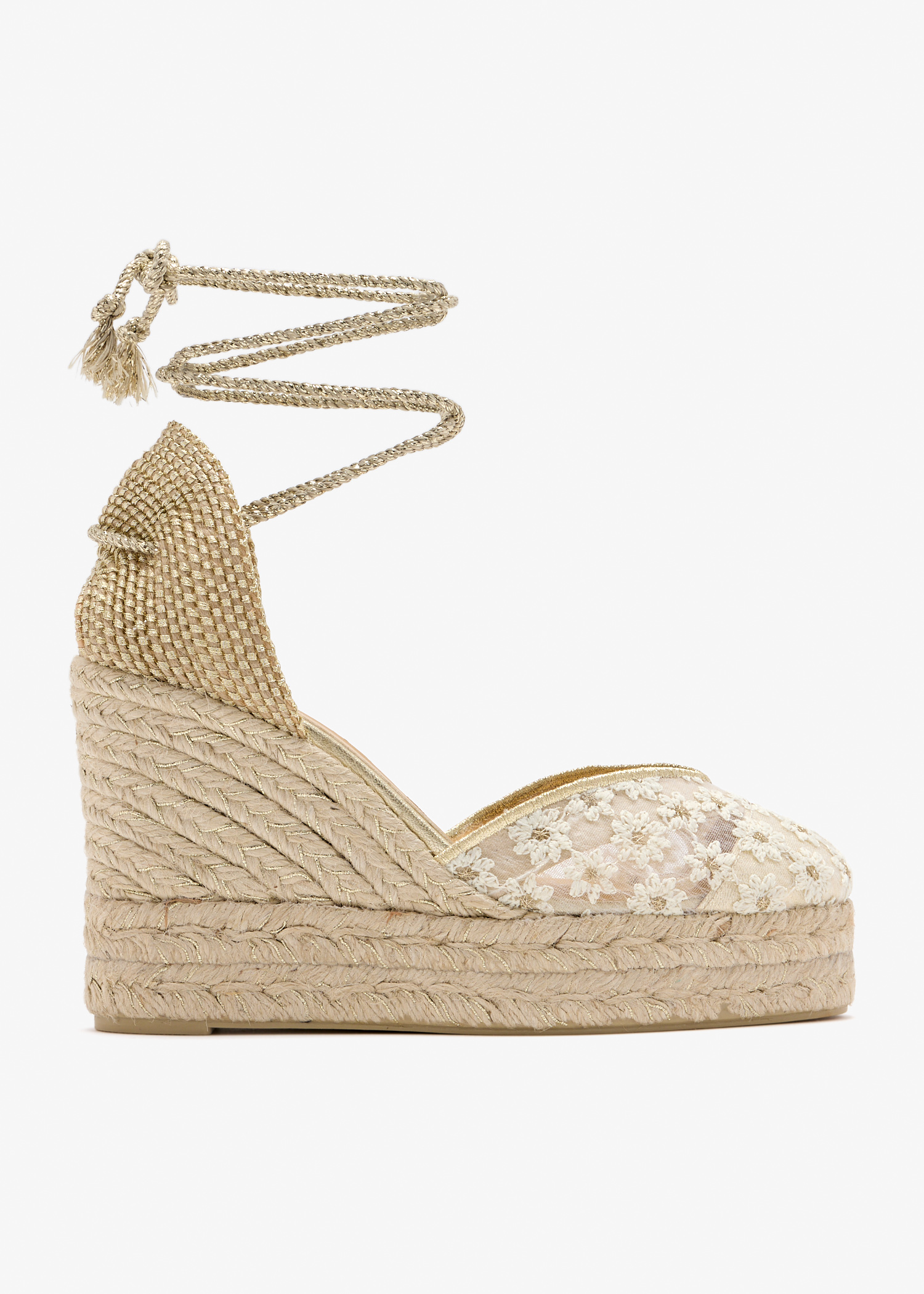 

Clair wedge espadrilles, White