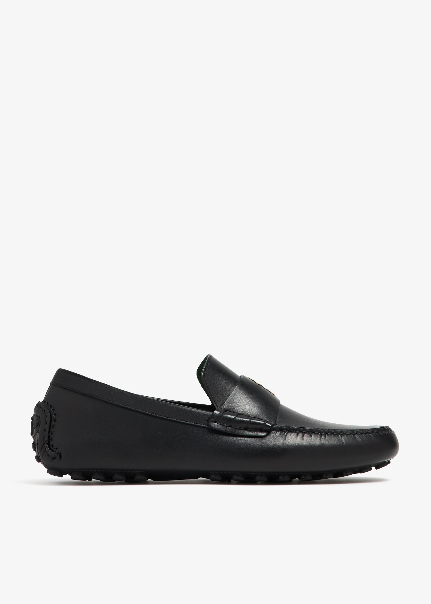 

F driver moccasins, Black