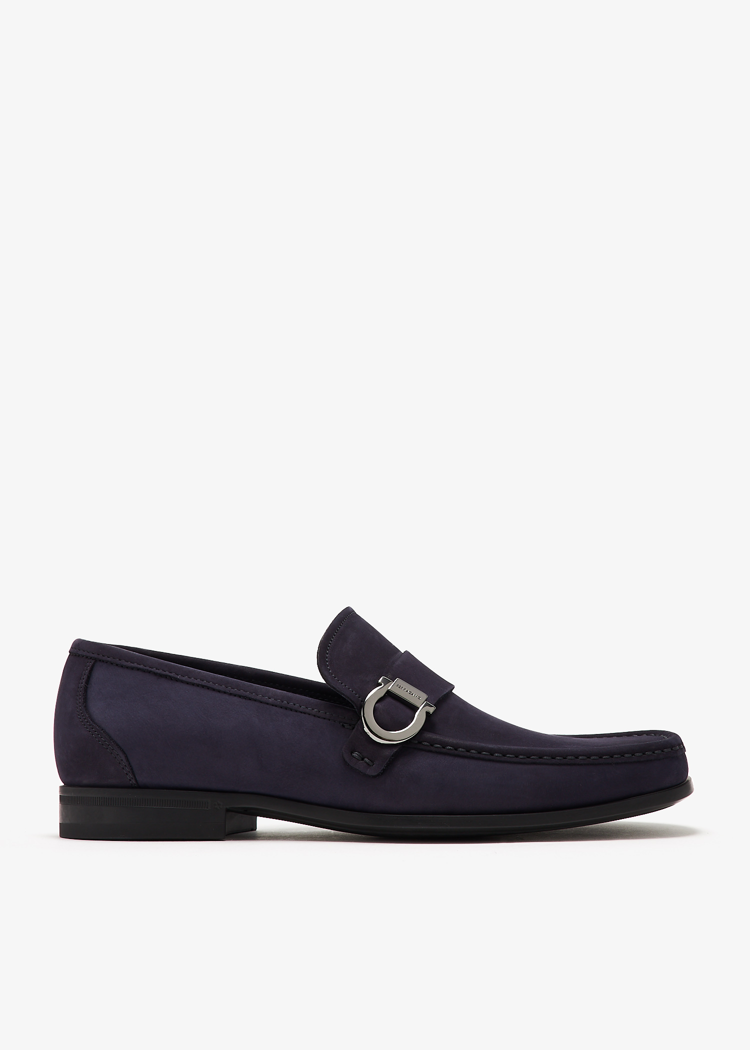 

Gancini ornament loafers, Blue