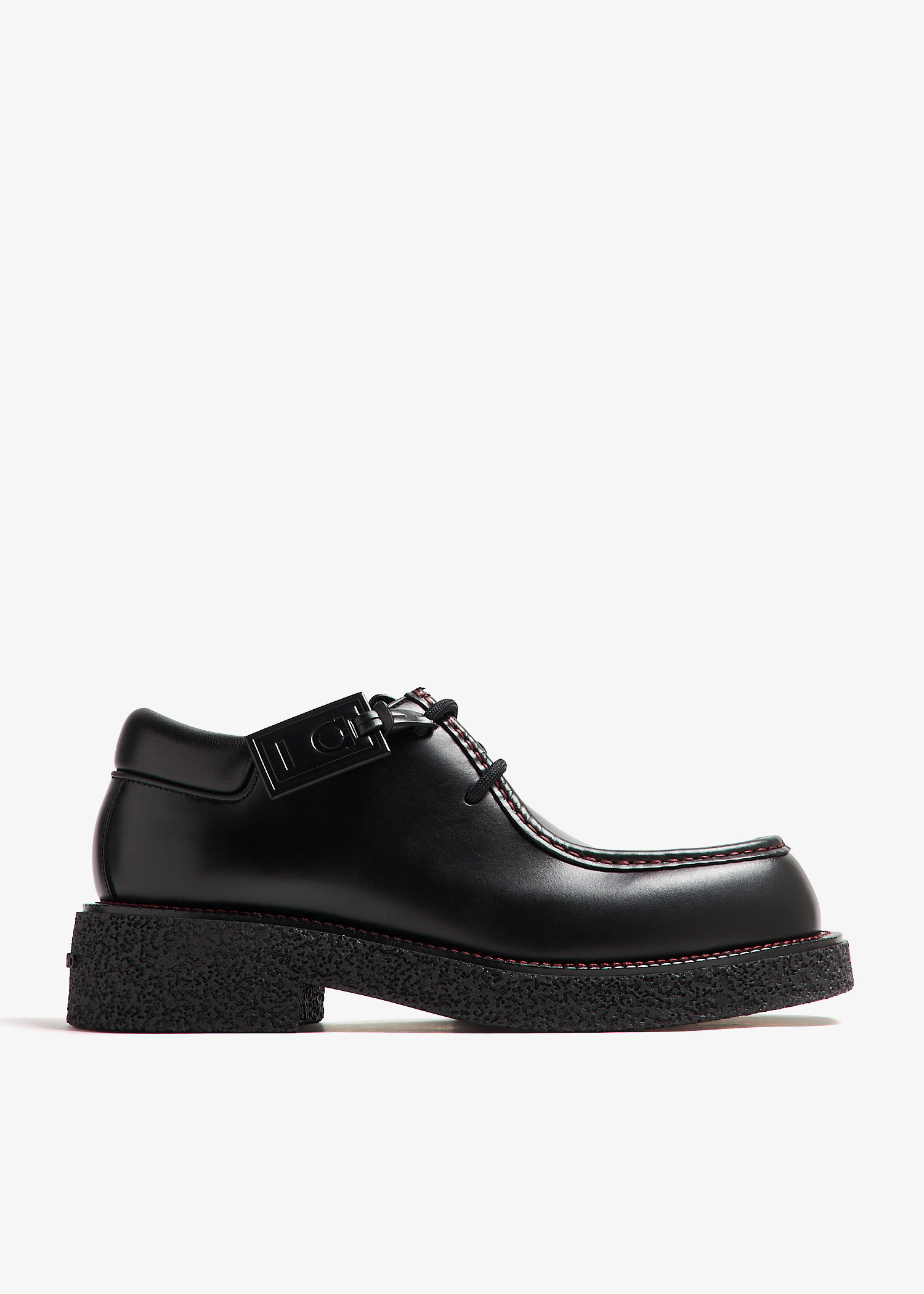 

Defender derby shoes, Black