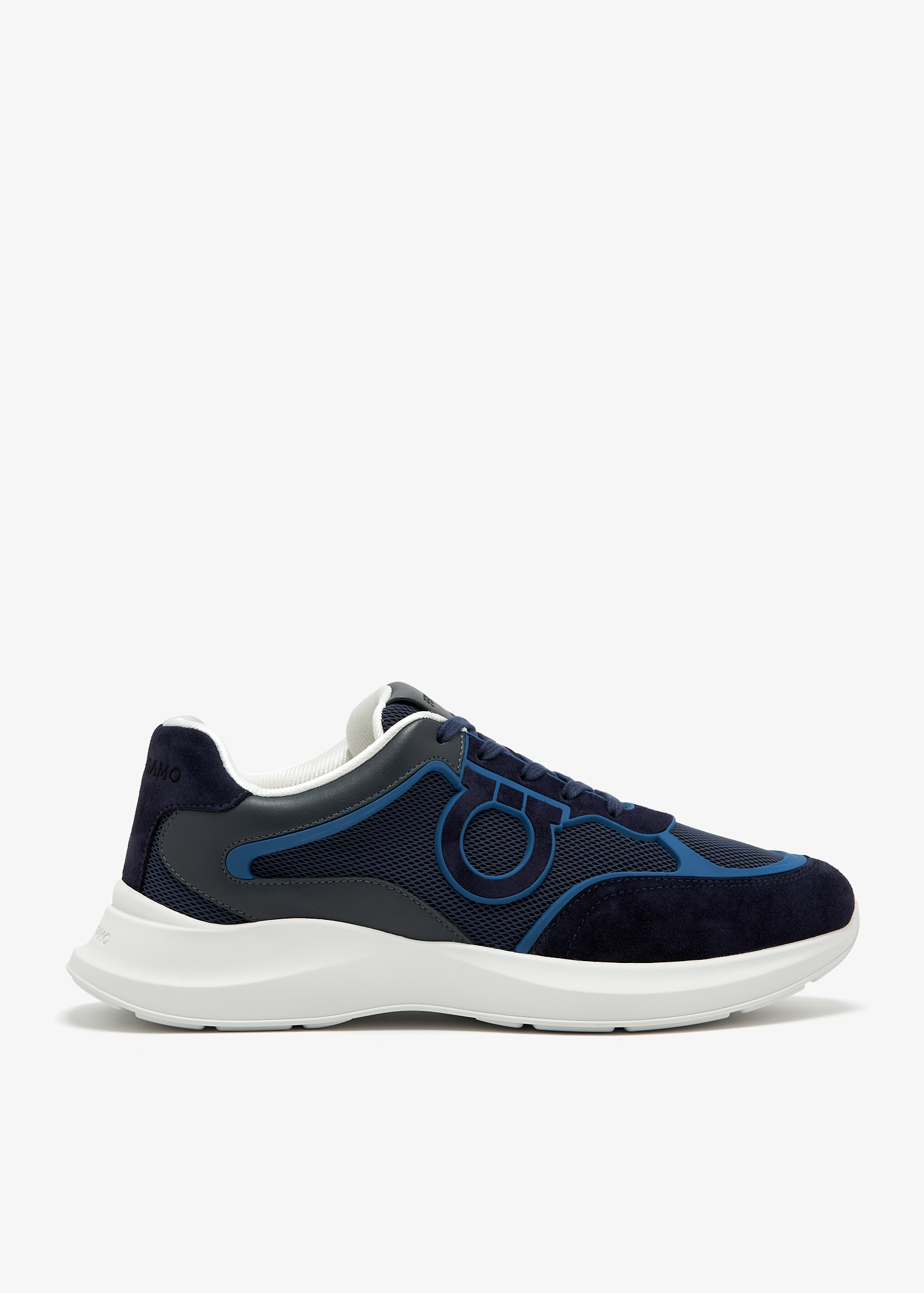 

Gancini ornament sneakers, Navy