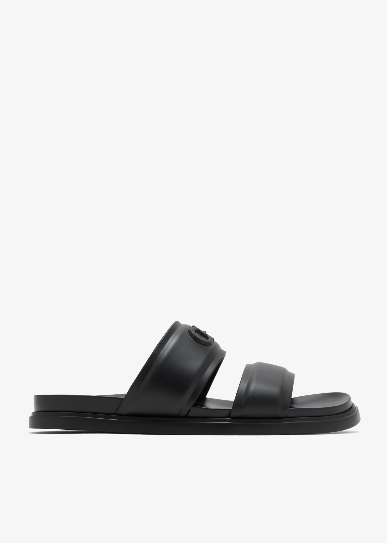 

Gancini ornament sandals, Black