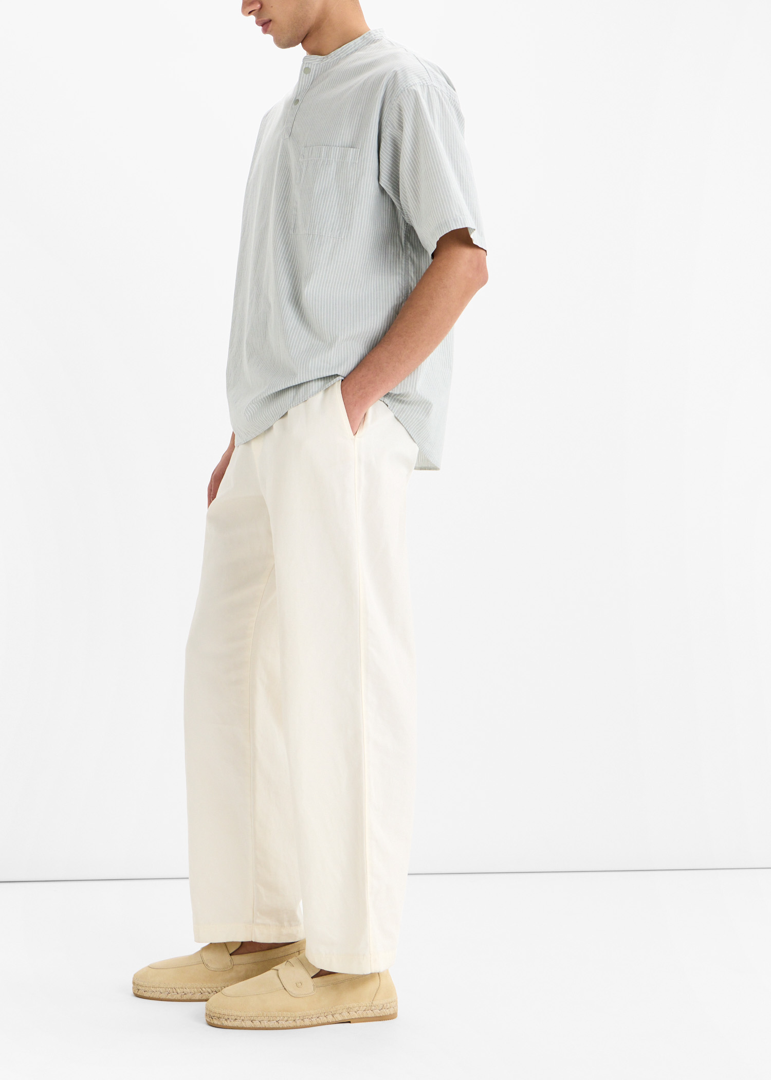 

Suede espadrilles, Beige