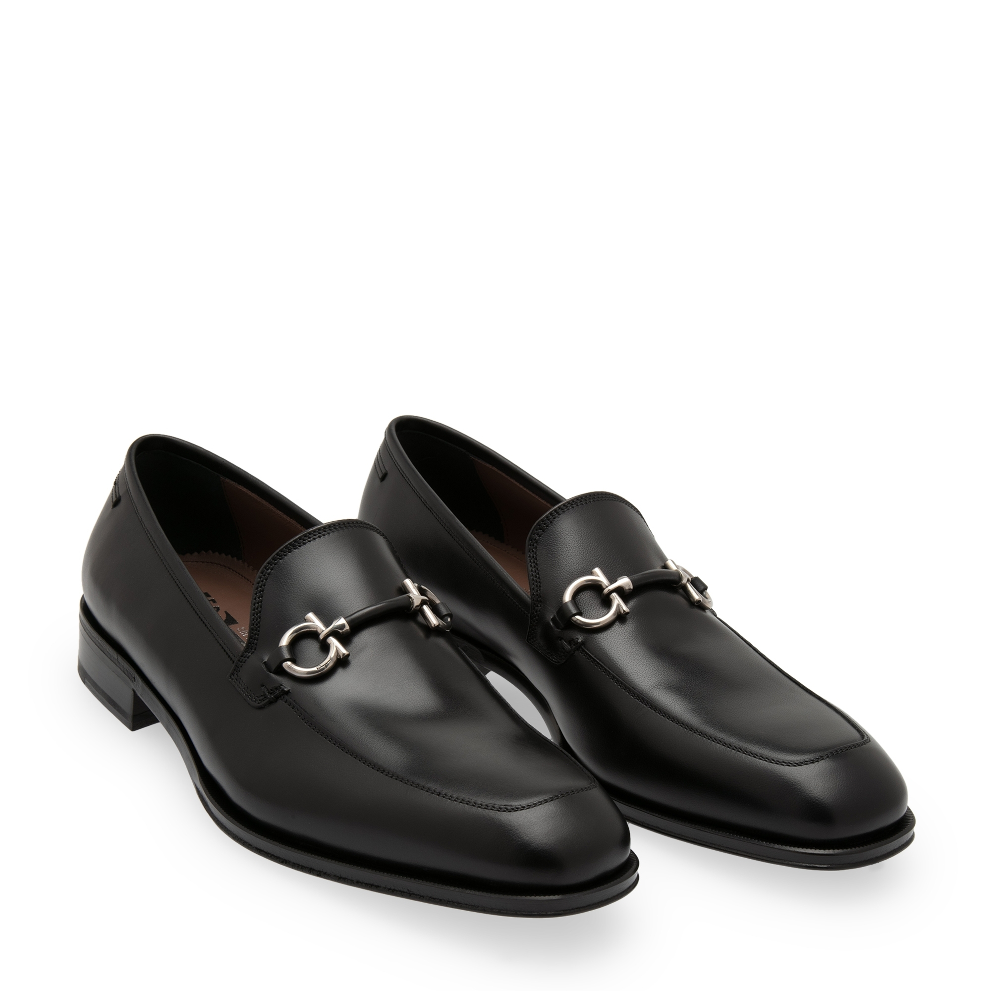 

Gancini moccasins, Black
