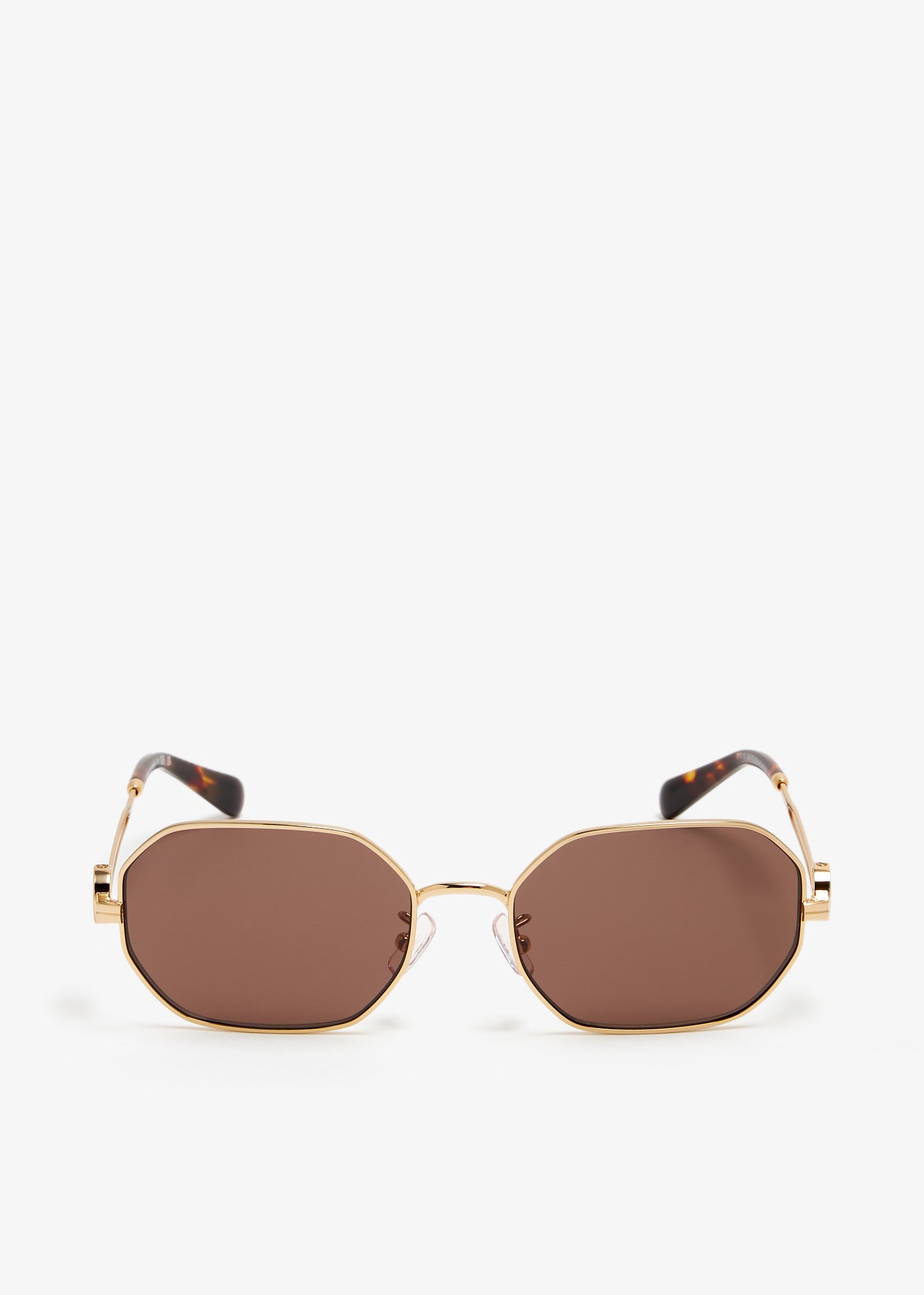 

Miller metal oval sunglasses, Gold