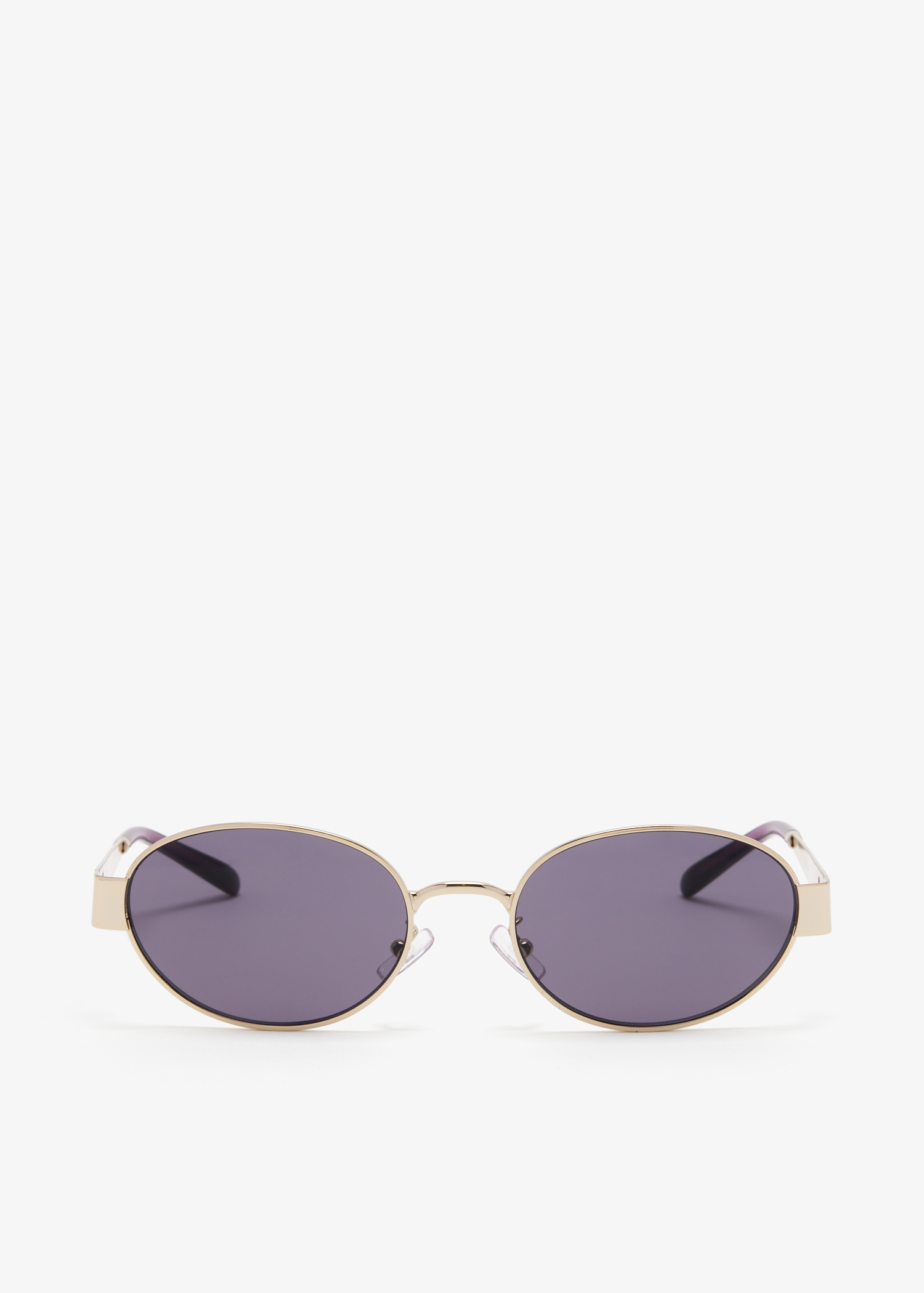 

Miller oval sunglasses, Gold