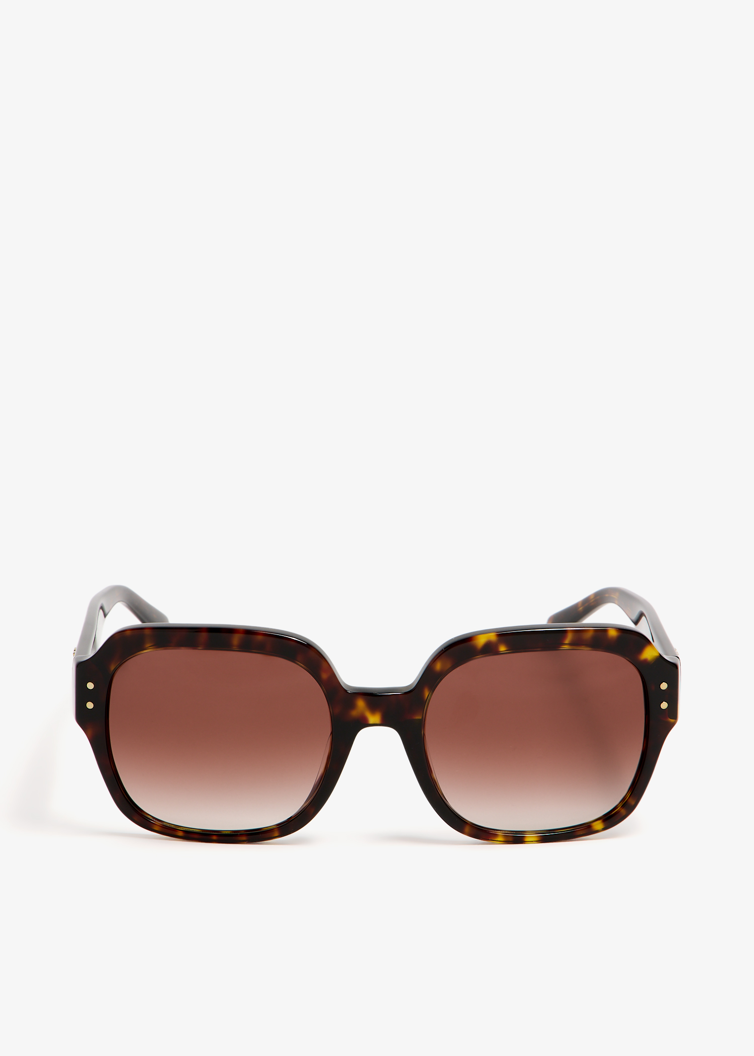 

Oversized logo sunglasses, Brown