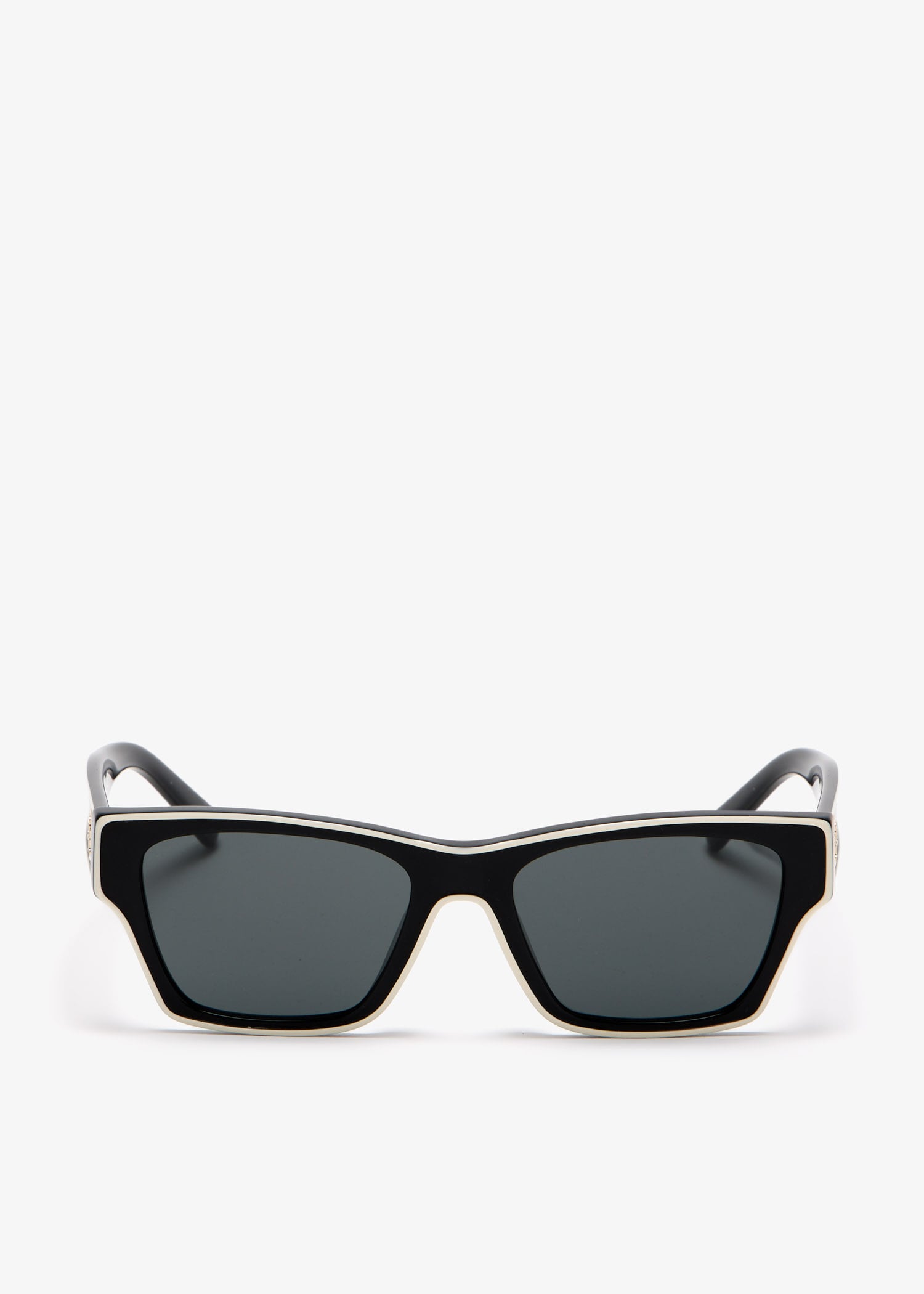 

Outlined rectangle sunglasses, Black