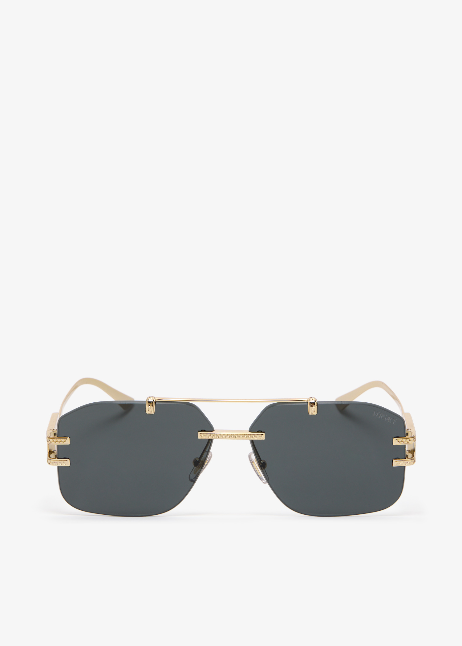 

Damier Plaque sunglasses, Gold