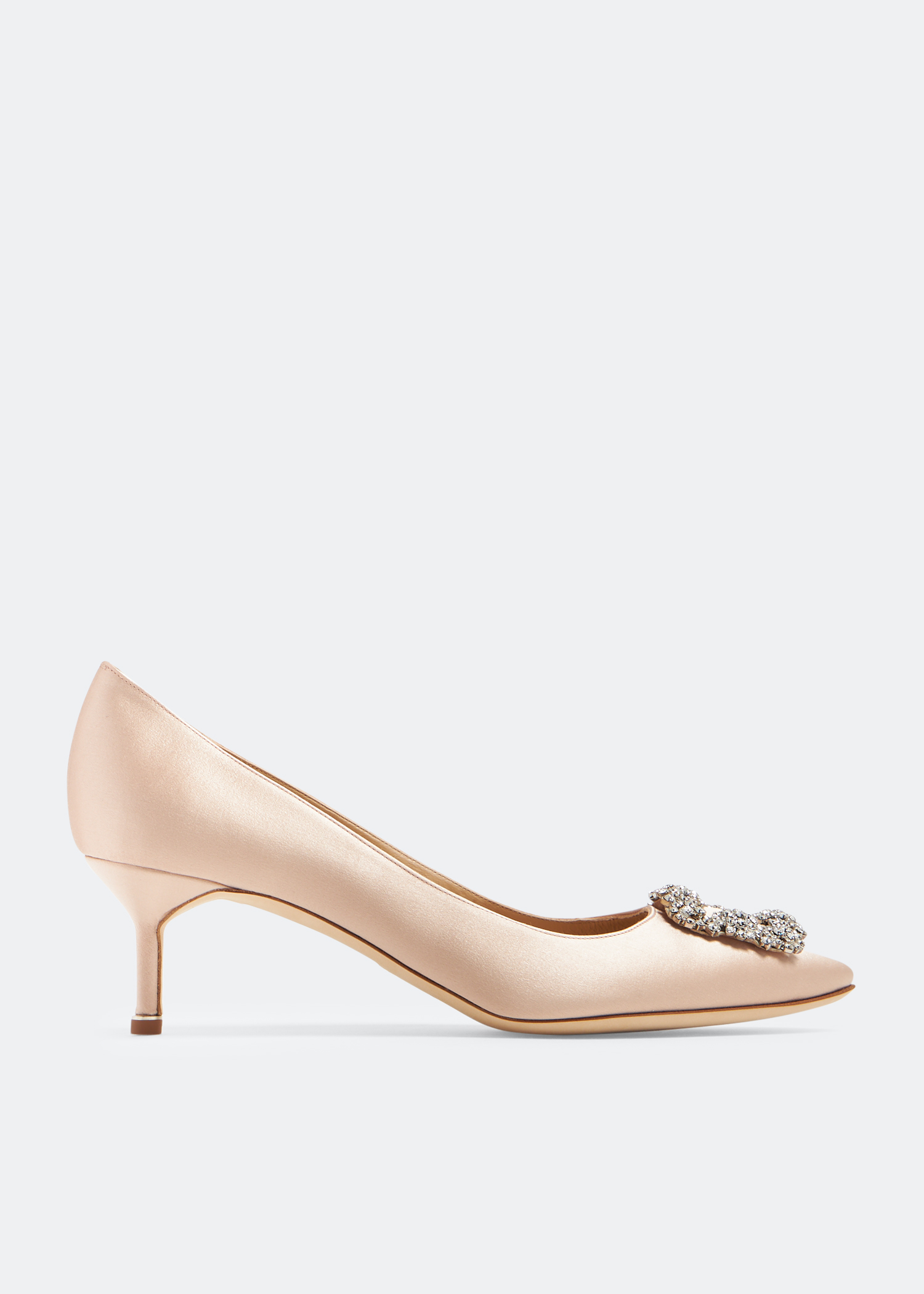 

Hangisi satin pumps, Beige