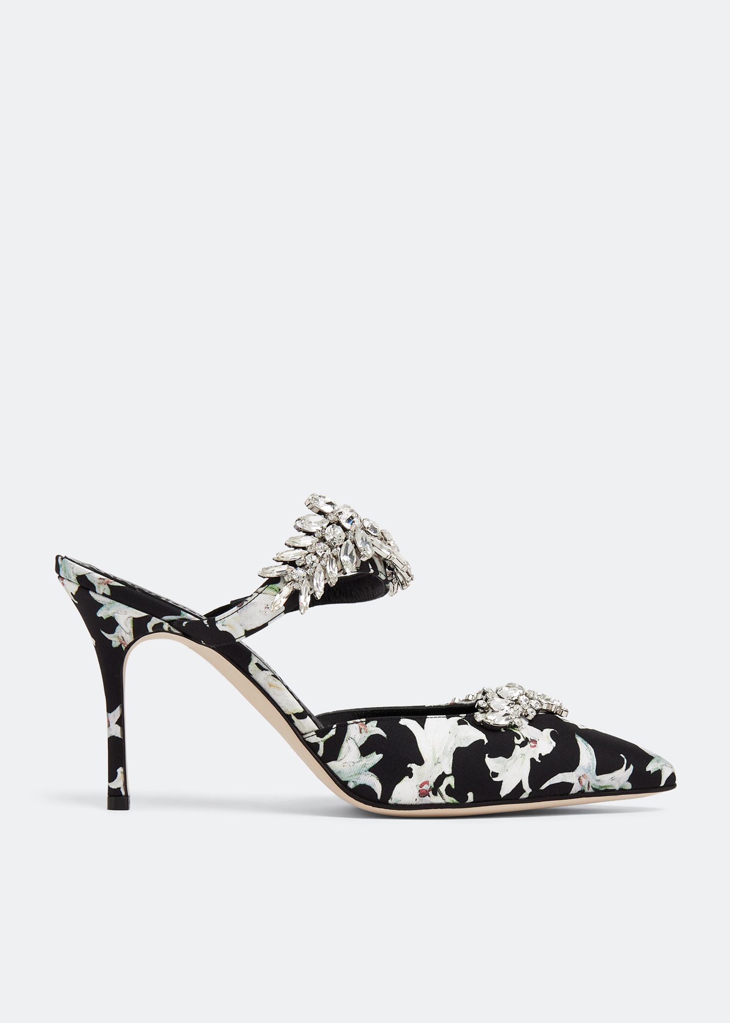 

Lurum silk mules, Black