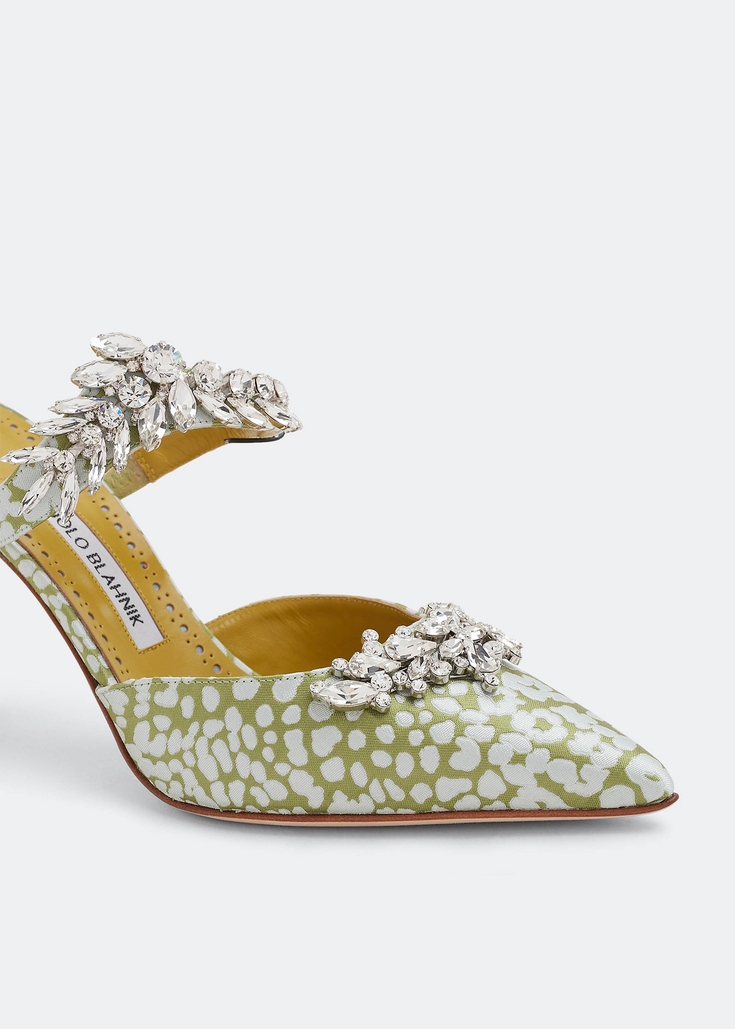 

Lurum jacquard mules, Green