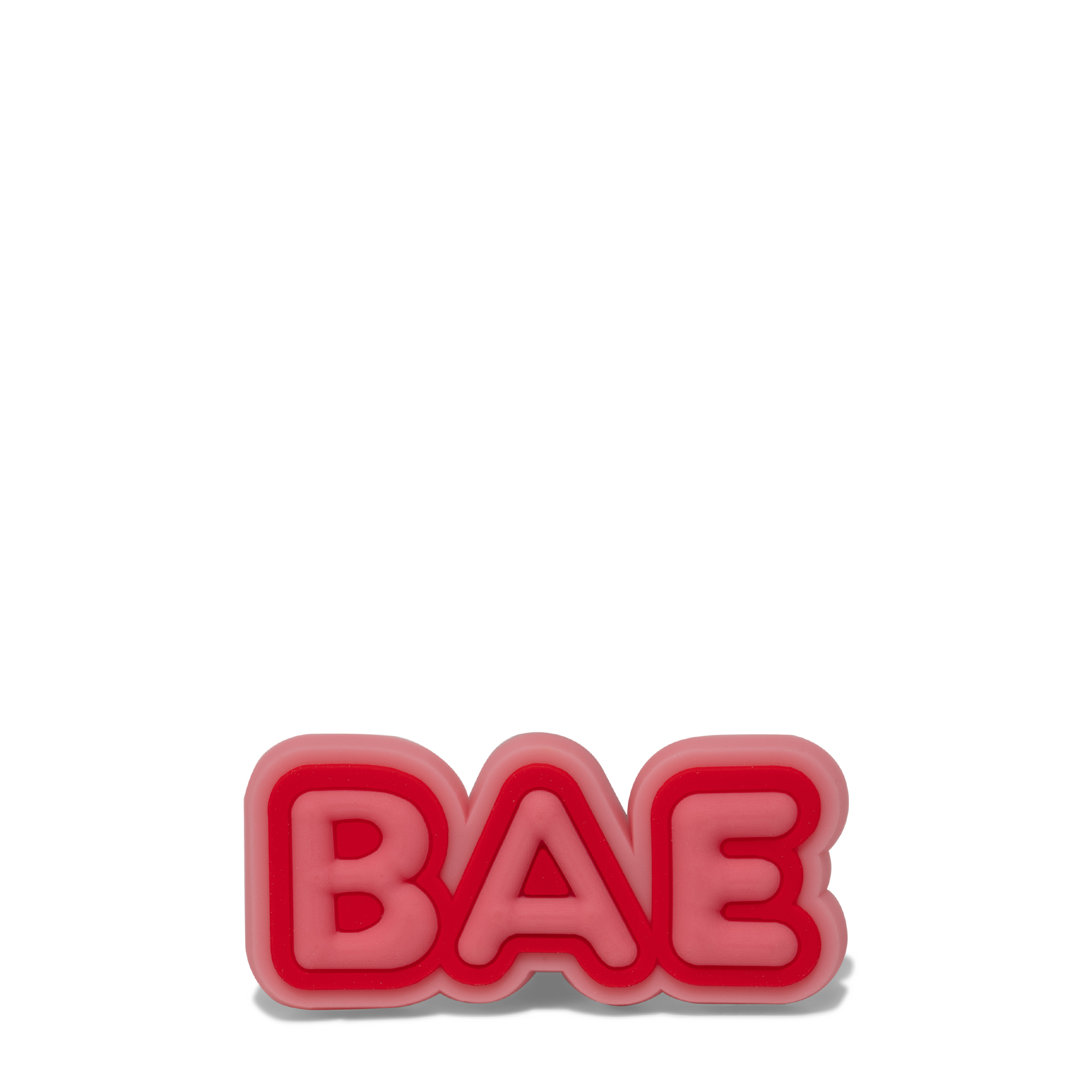 

Bae Jibbitz pin, Red