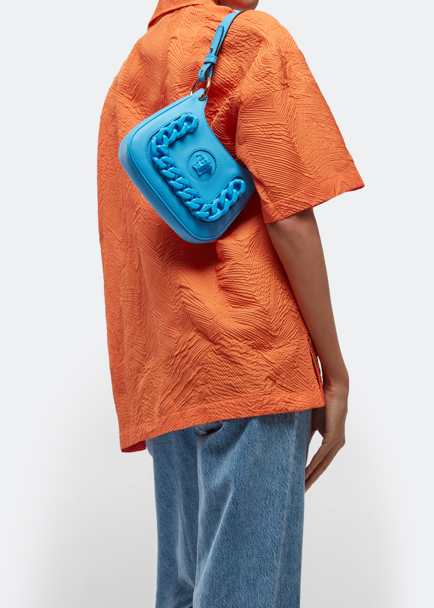 

La Medusa small hobo bag, Blue