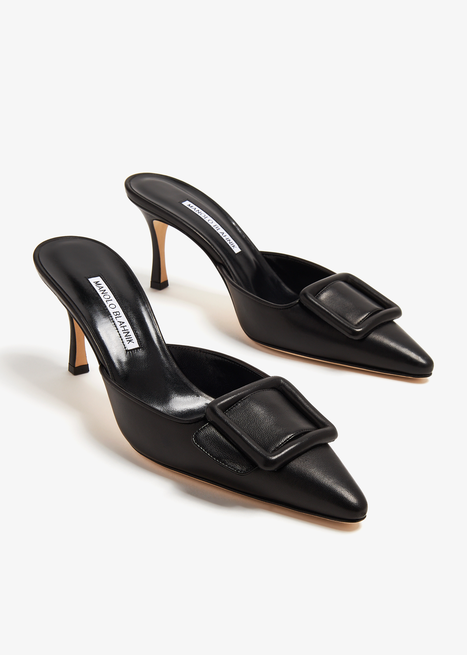 Manolo Blahnik Maysale mules for Women Black in Kuwait Level Shoes