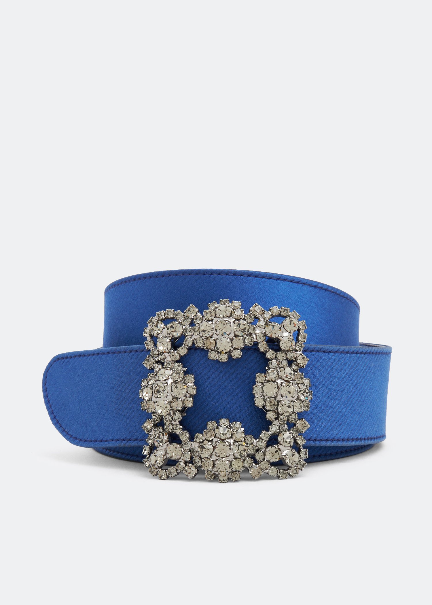 Manolo Blahnik Hangisi belt for Women Blue in Bahrain Level Shoes
