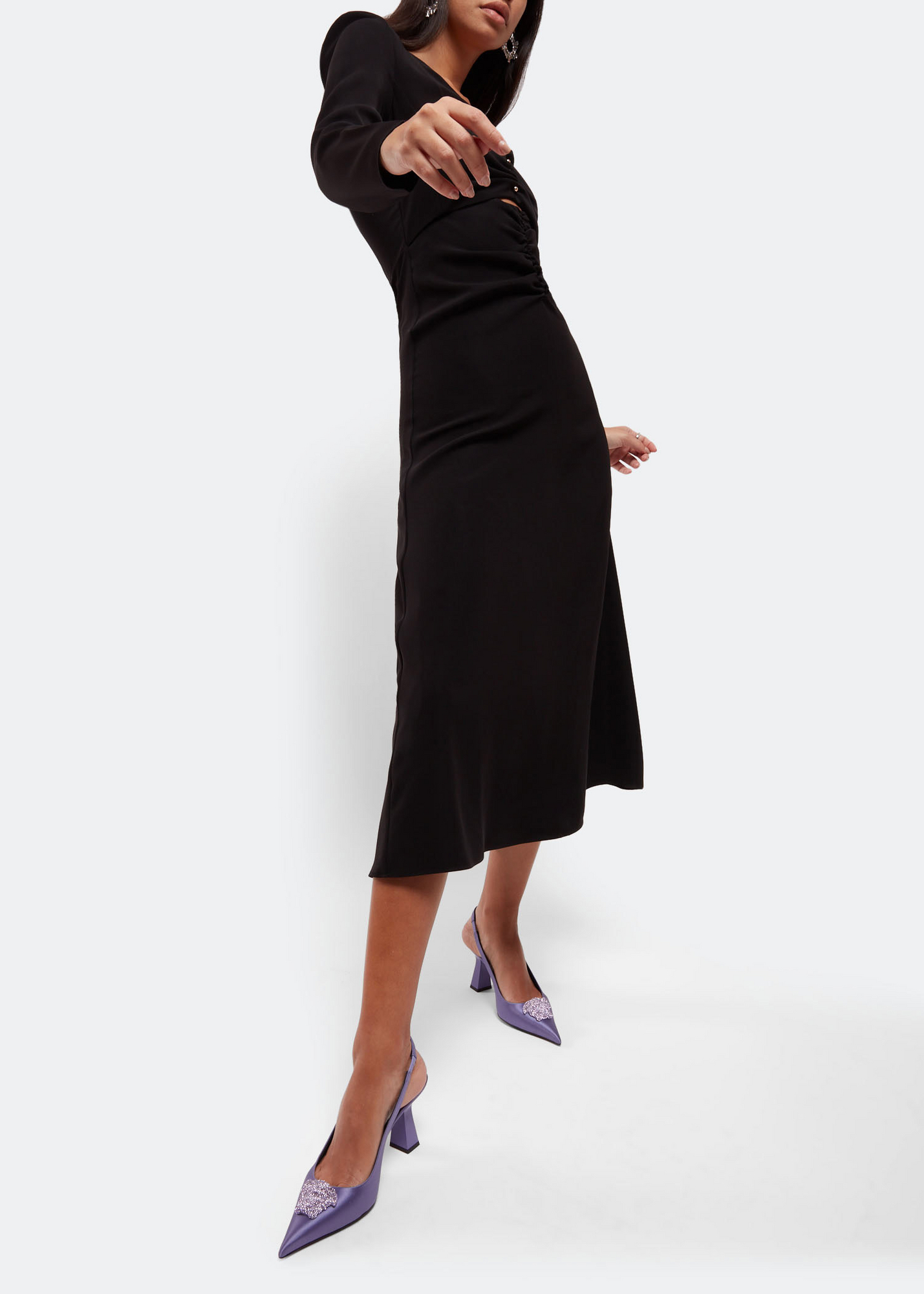 

La Medusa slingback pumps, Purple