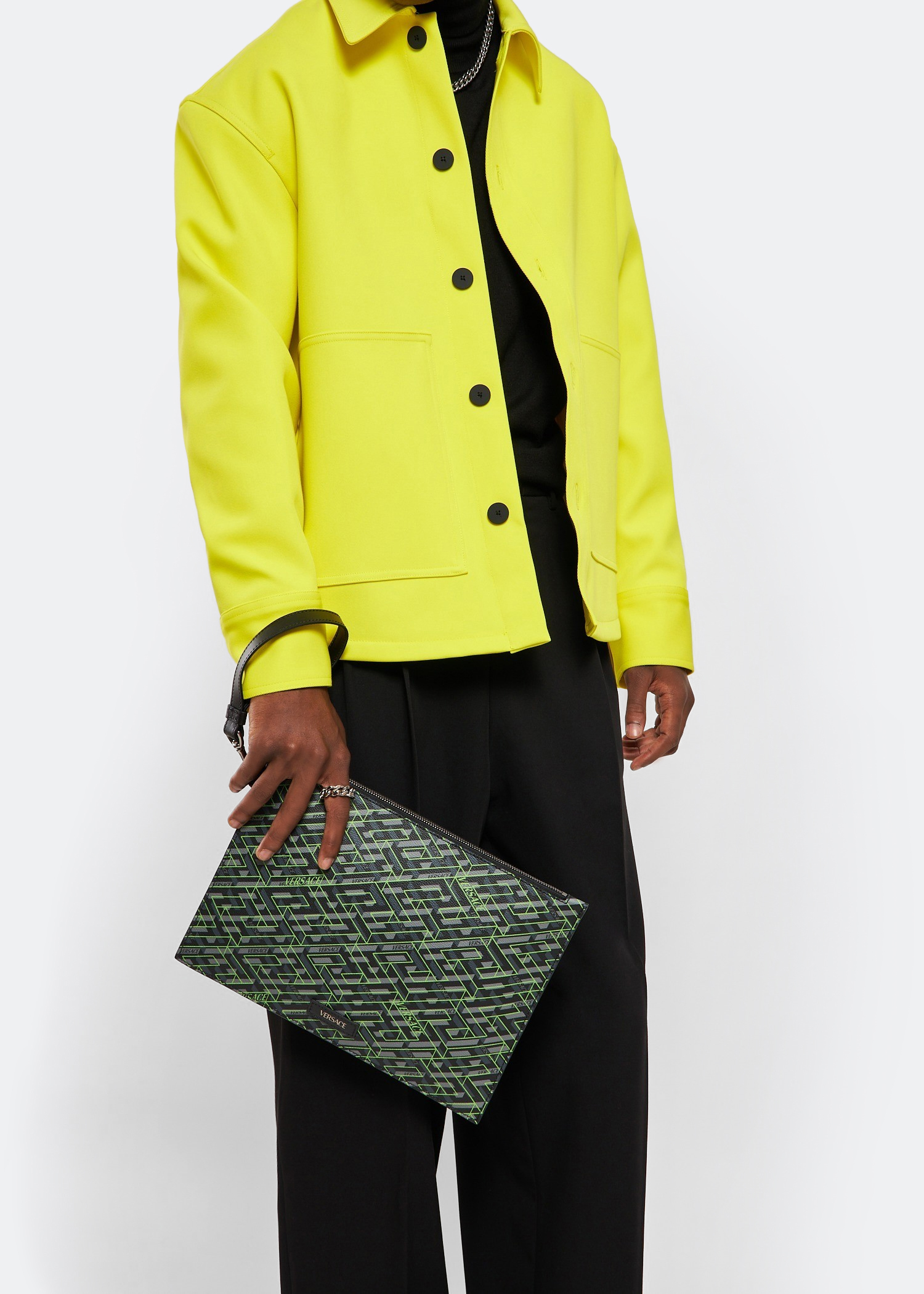 

La Greca Signature pouch, Prints
