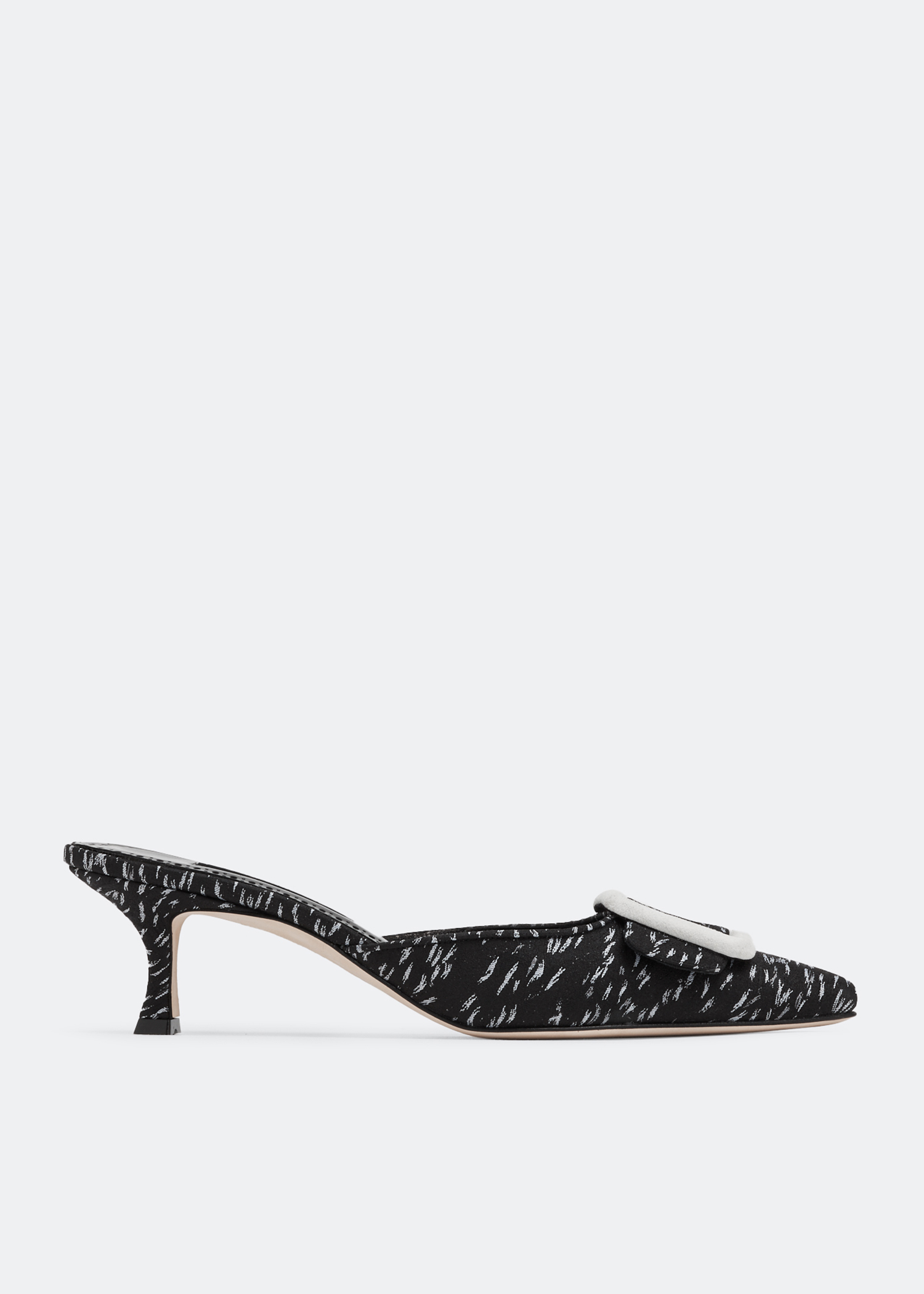 

Maysalebi jacquard mules, Black