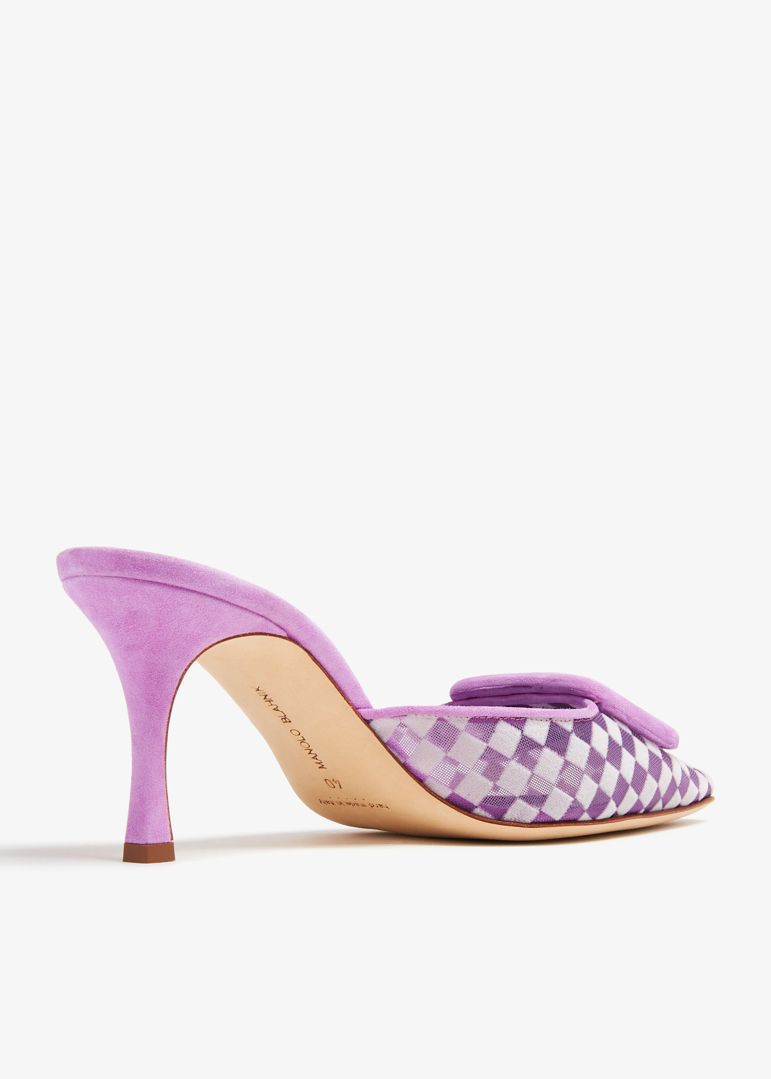 Manolo Blahnik Maysalebi mules for Women - Purple in UAE Manolo Blahnik Maysalebi mules for Women - Purple in UAE