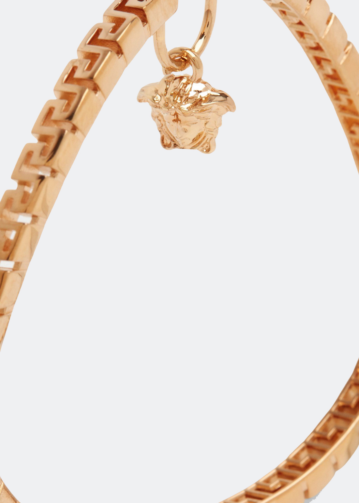 

La Medusa Greca hoop earrings, Gold
