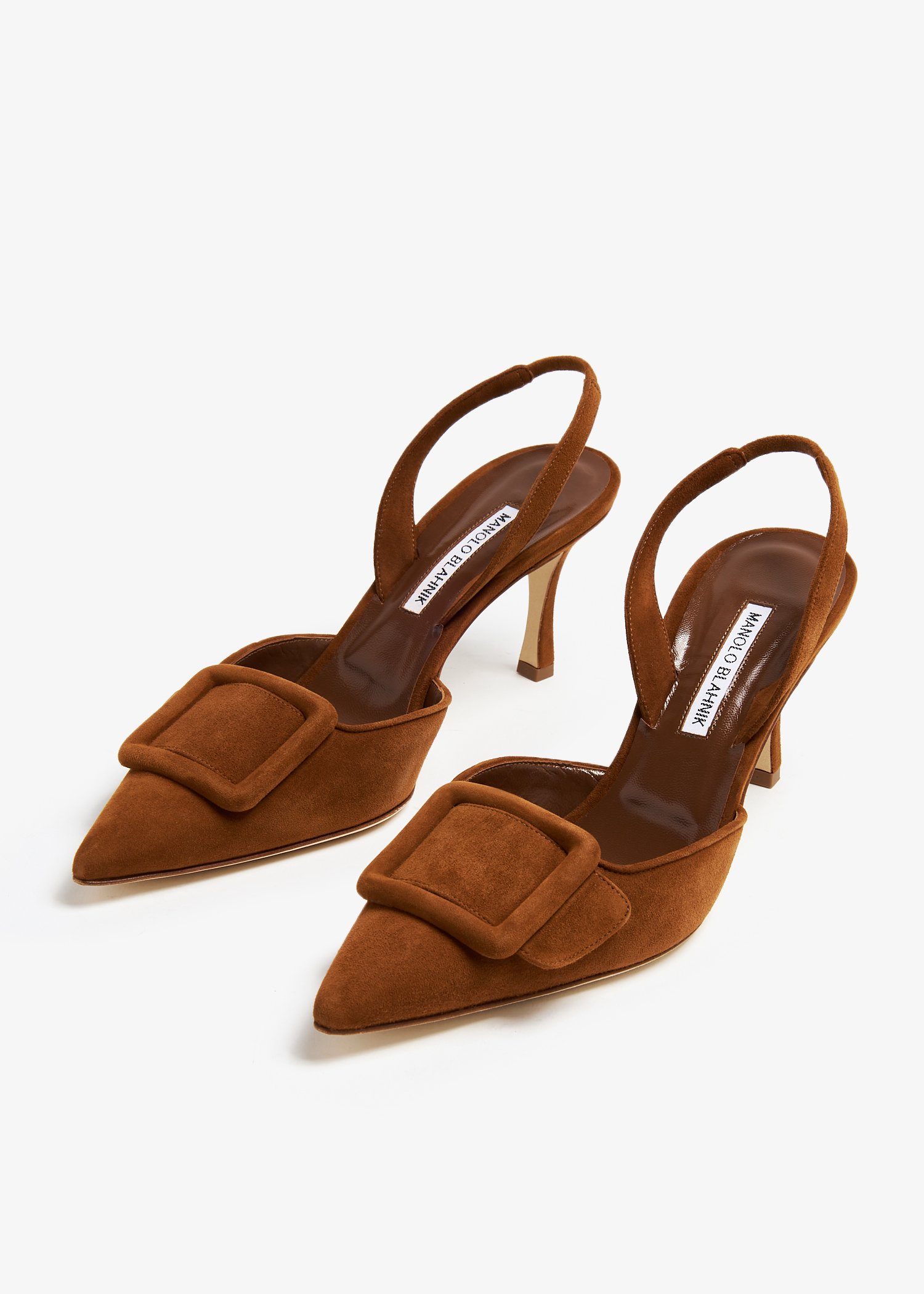 Manolo Blahnik Maysli slingback pumps for Women - Brown in