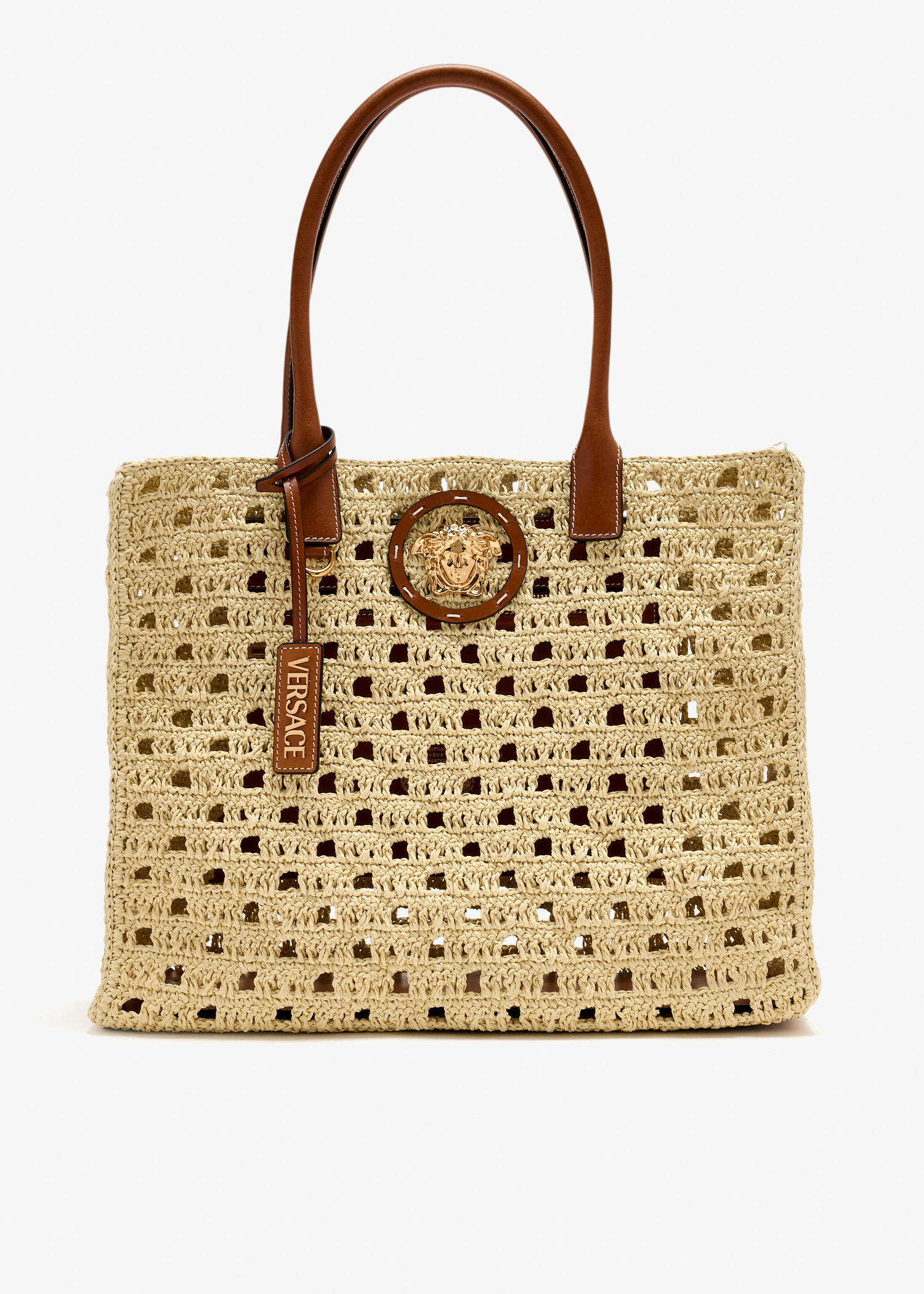 

La Medusa large tote bag, Beige