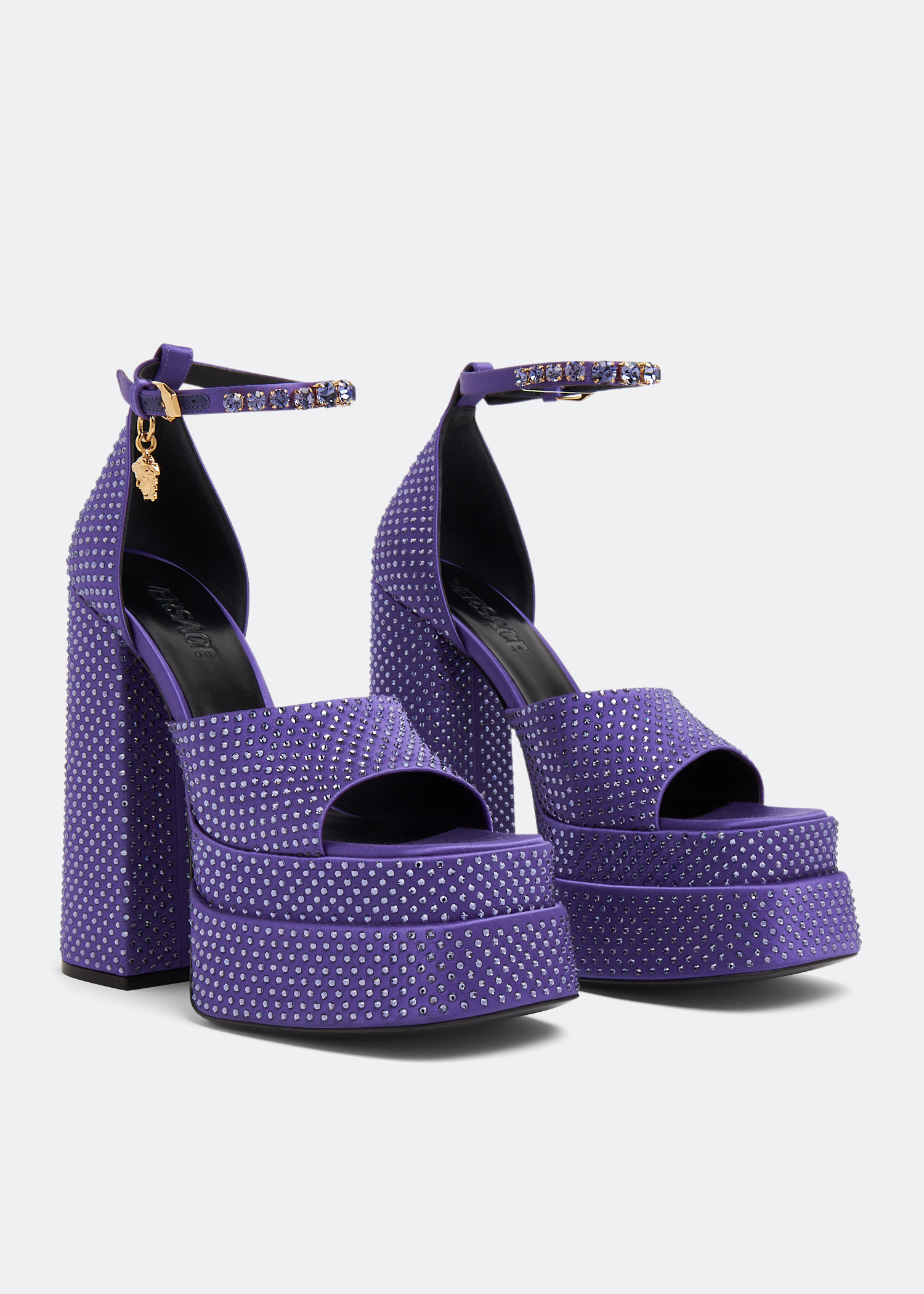 Versace Aevitas platform sandals for Women - Purple in UAE