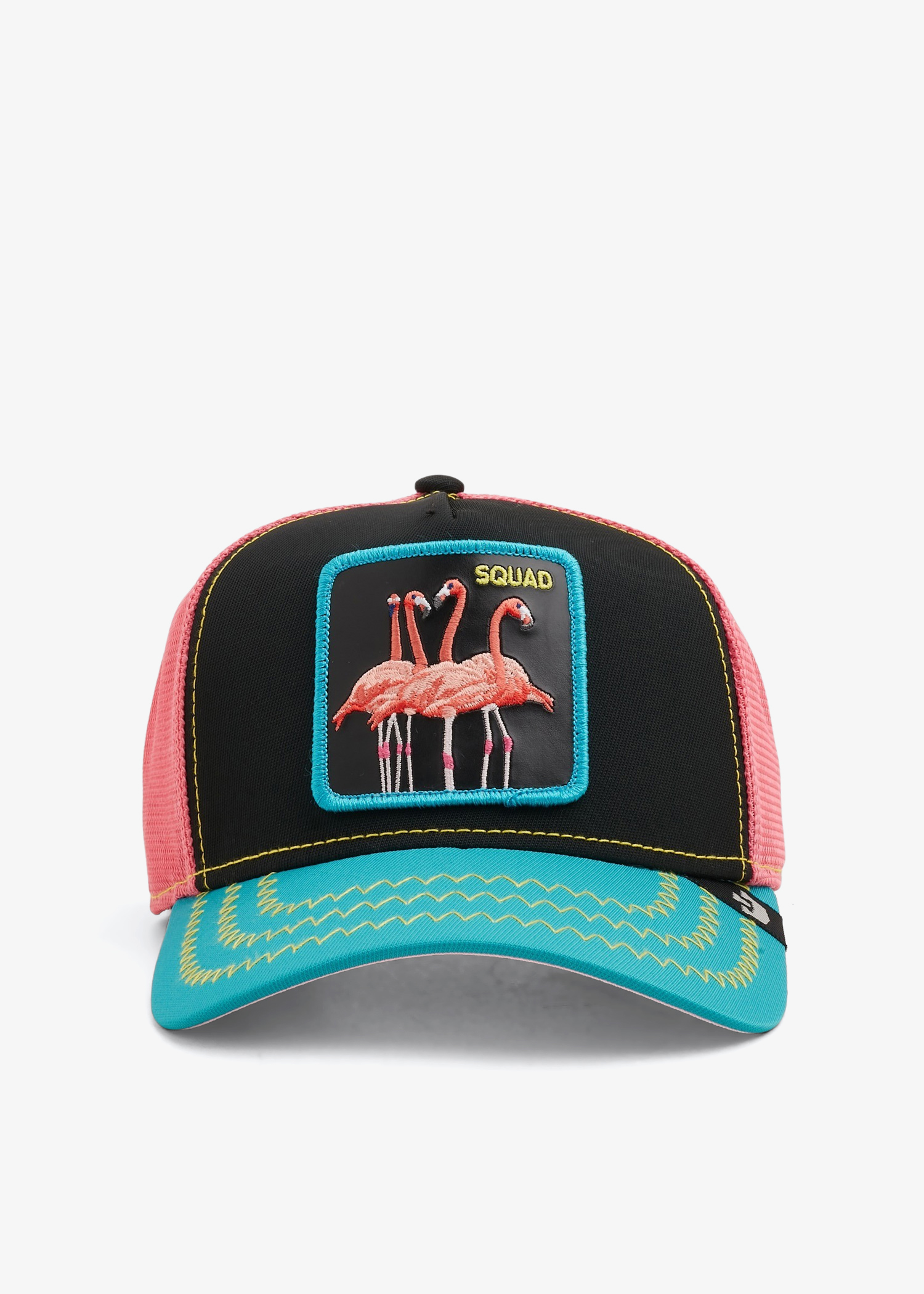 

Flamingoals trucker cap, Black