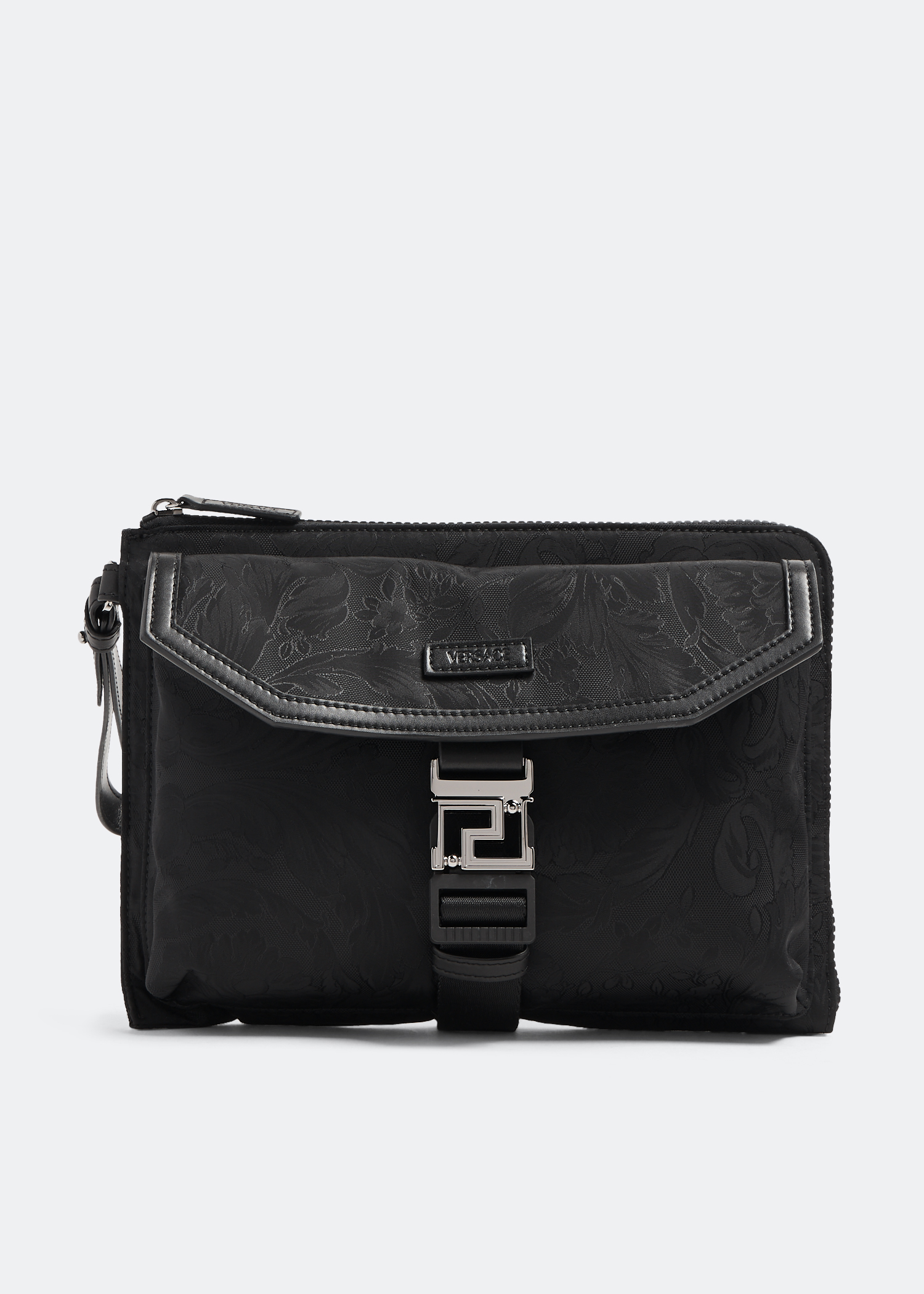 

Barocco zip pouch, Black