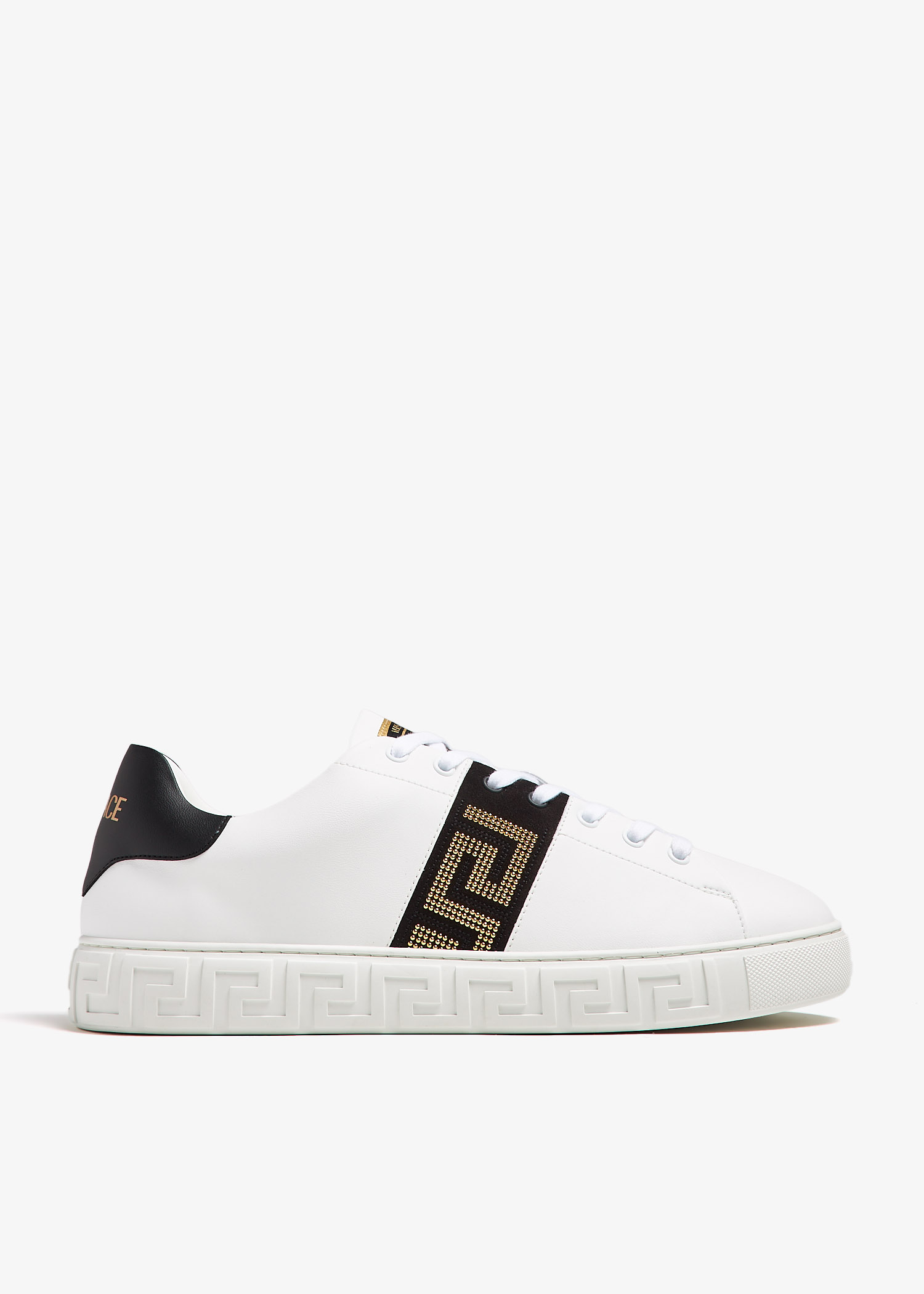 

Greca studded sneakers, White
