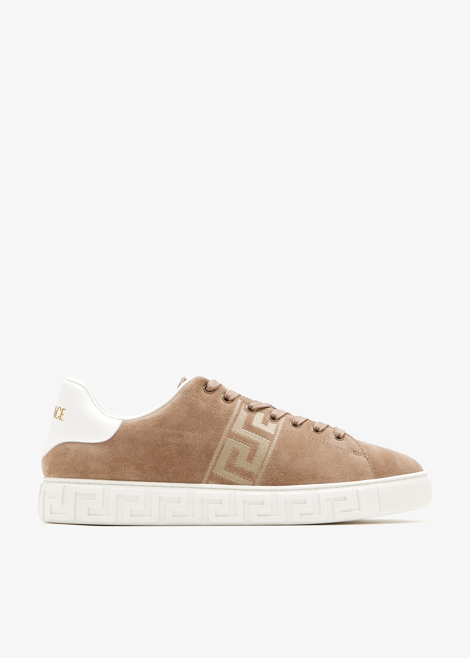 

Greca suede sneakers, Beige