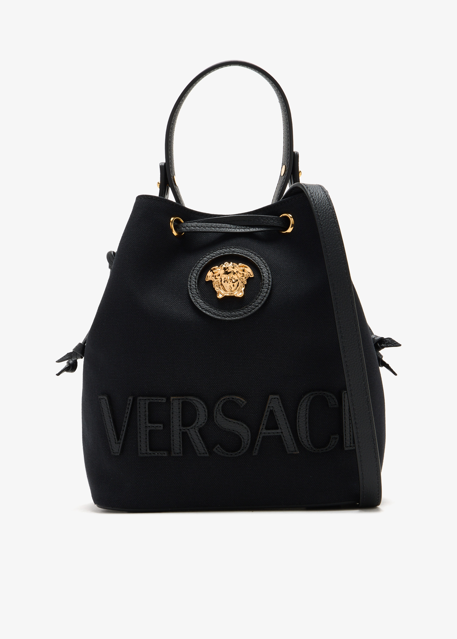 

Le Medusa canvas bucket bag, Black
