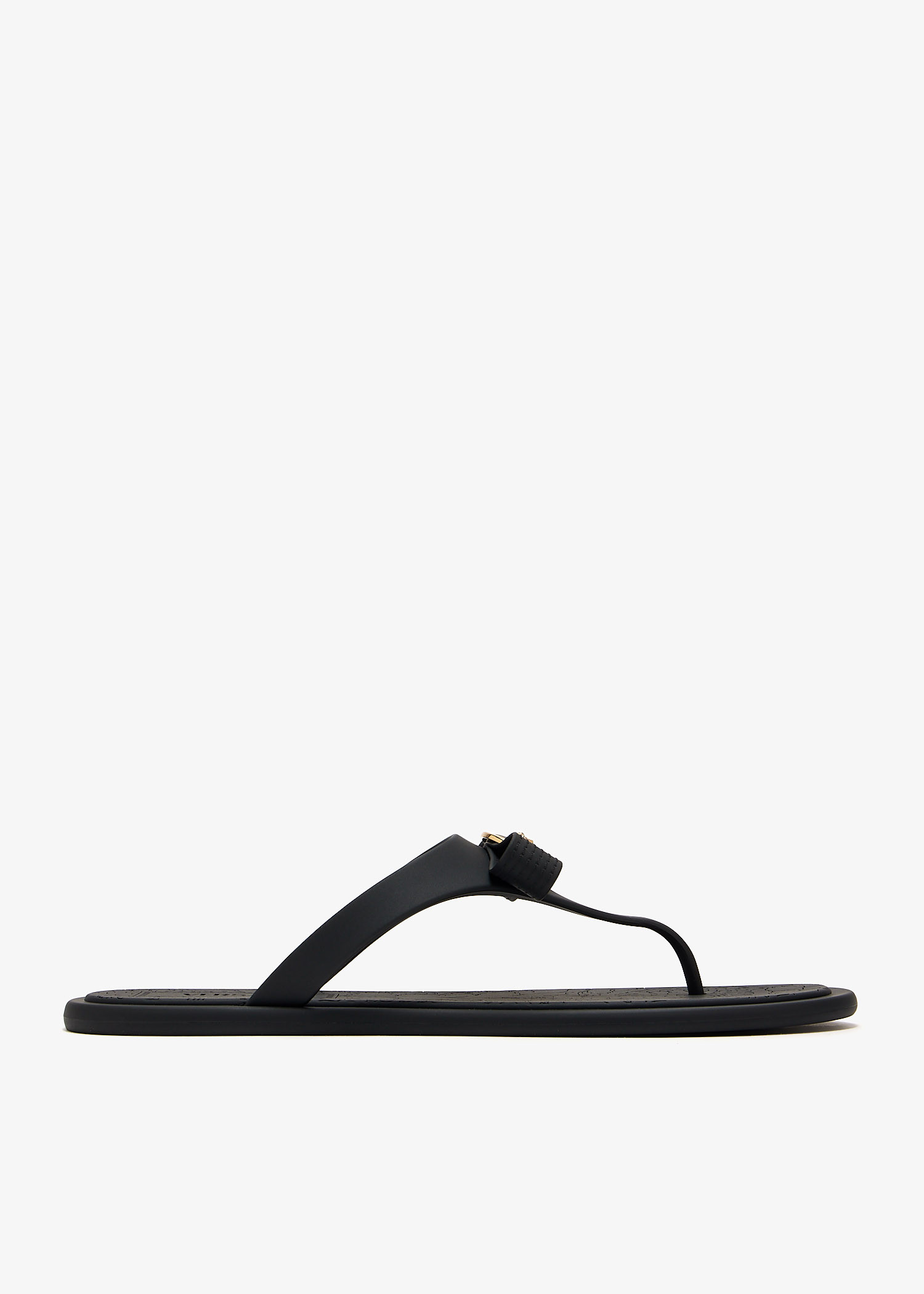 

Gianni rubber sandals, Black