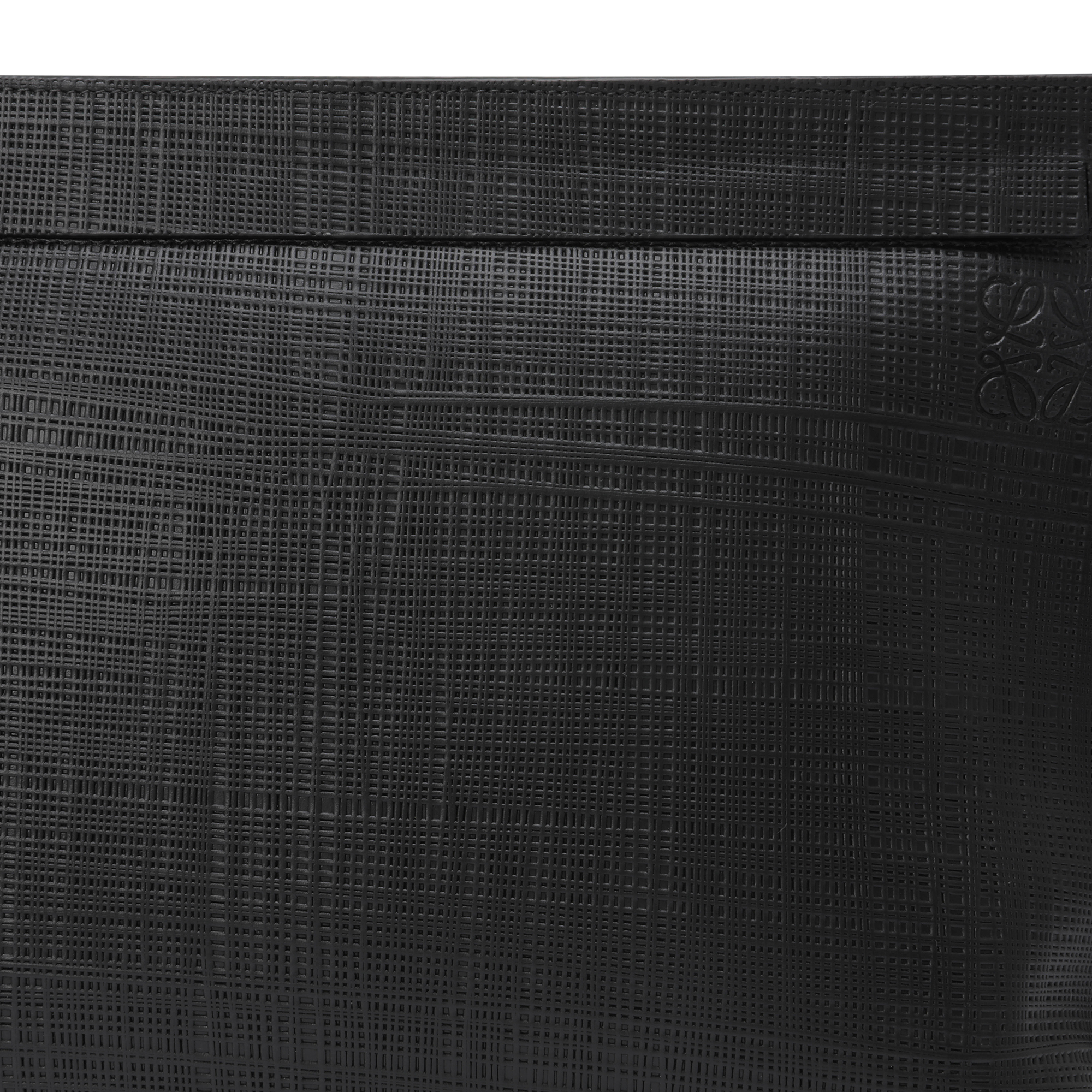 

T Pouch linen bag, Black