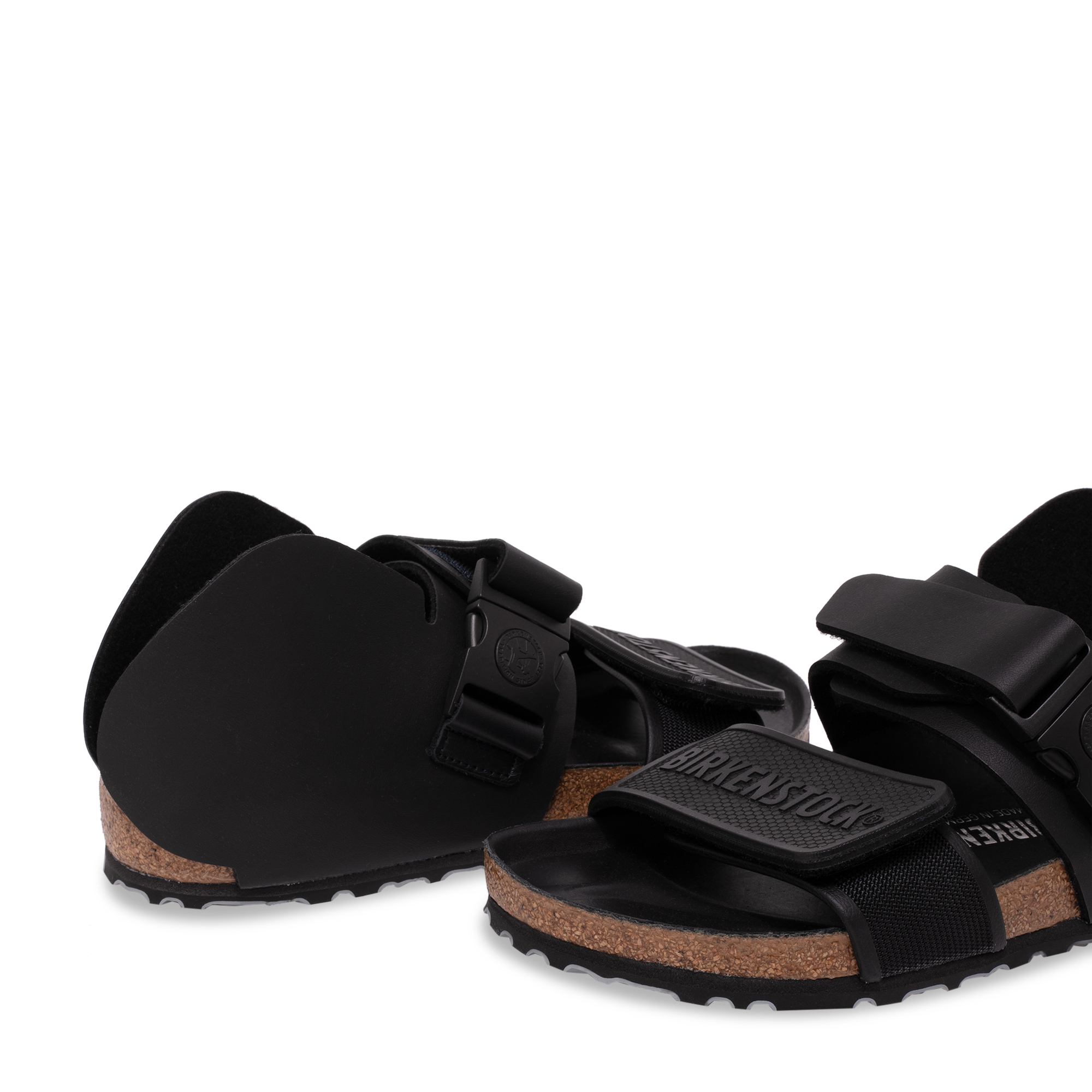 

x CSM Rotterdam Moto Boot sandals, Black