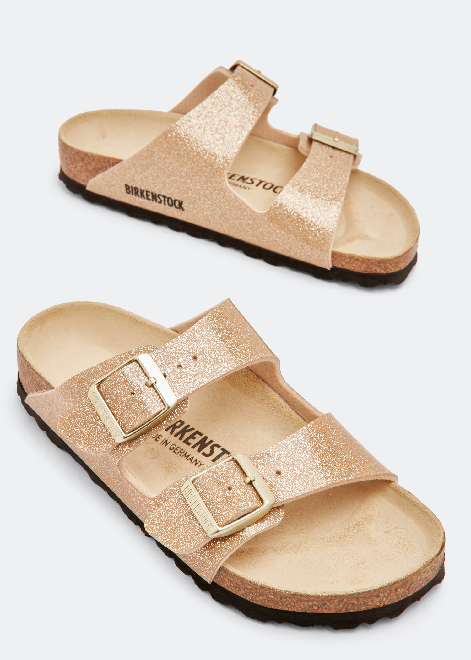 

Arizona sandals, Gold