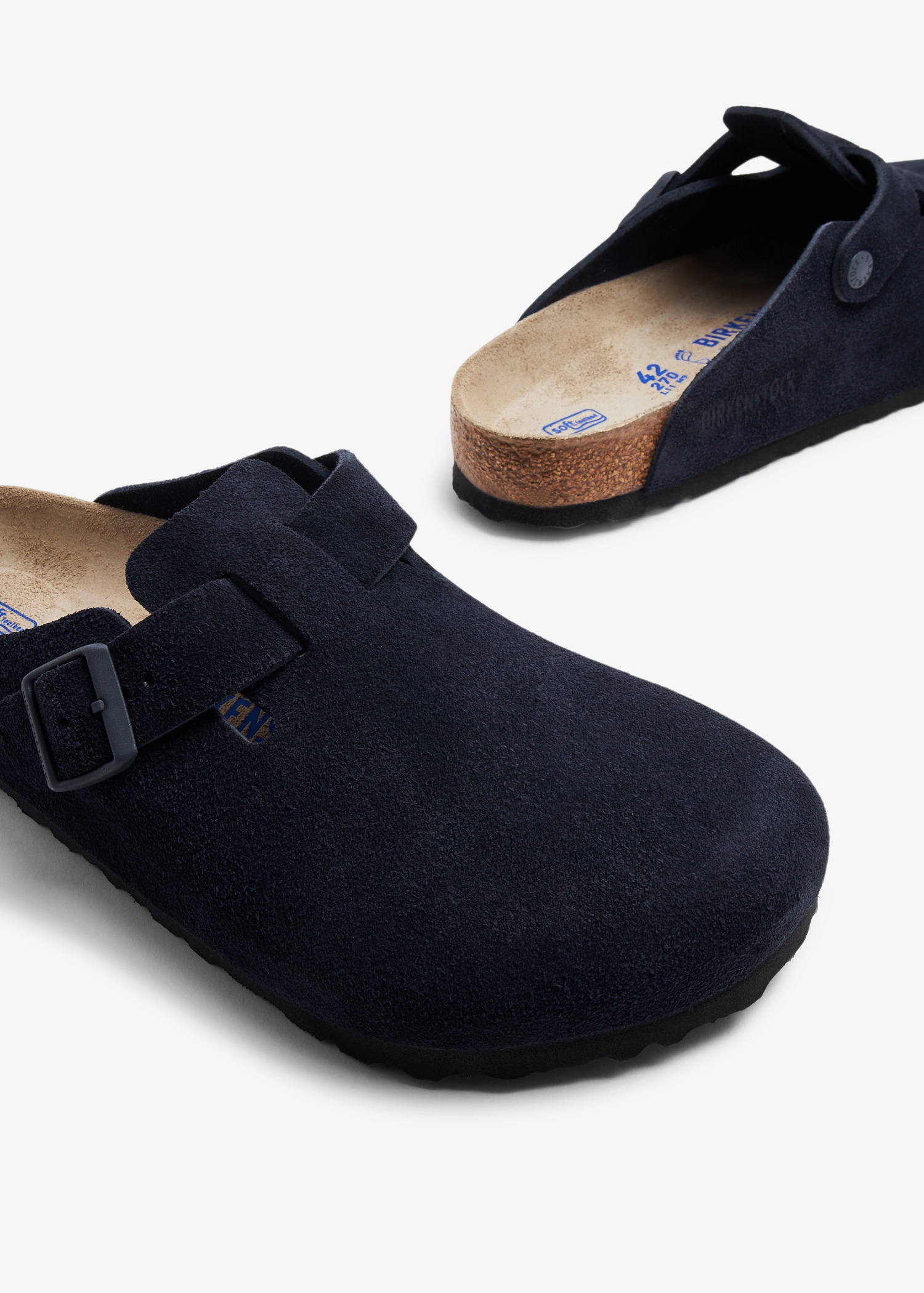 Birkenstock Boston clogs for Men Blue in UAE Level Shoes