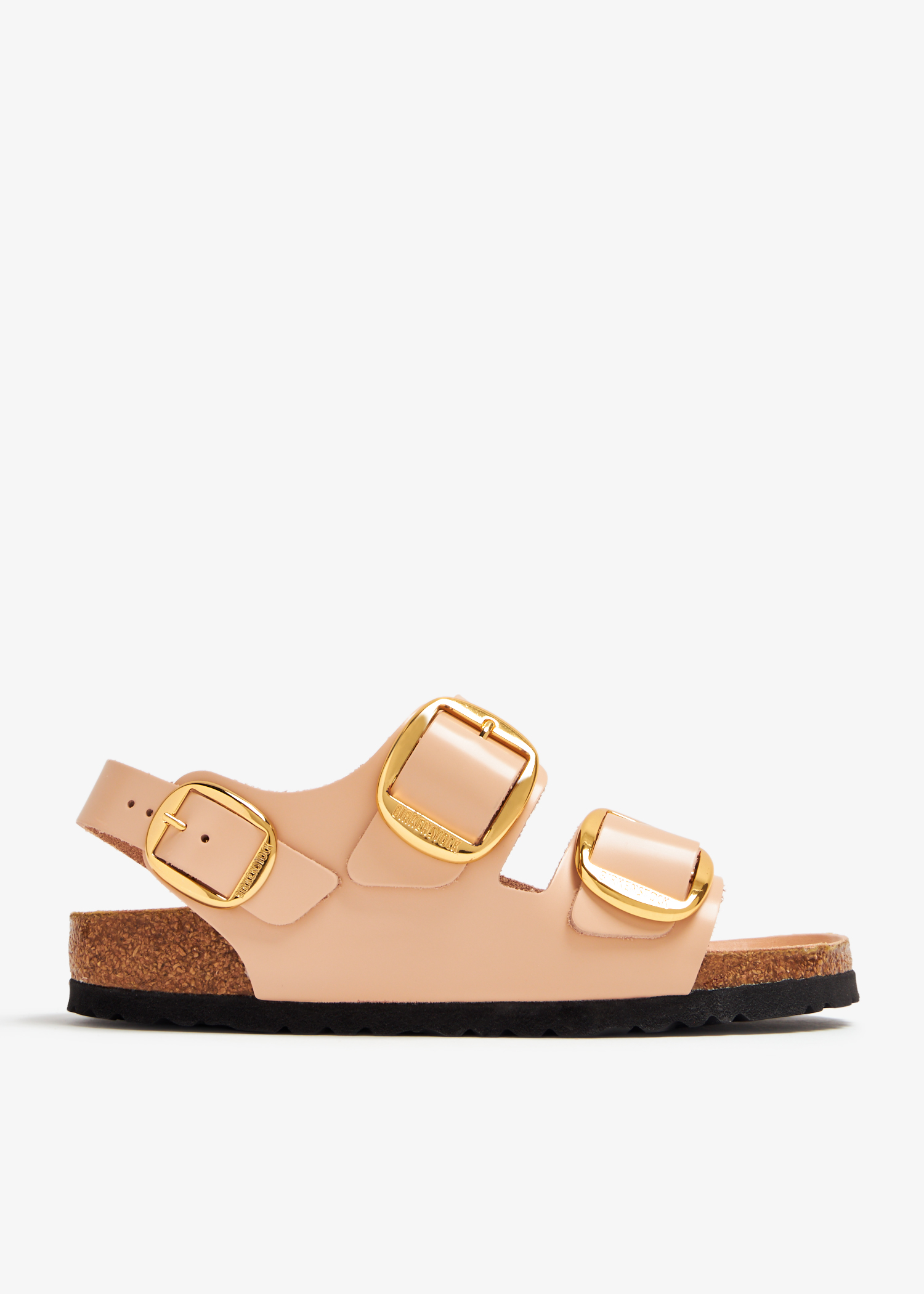 

Milano Big Buckle sandals, Beige