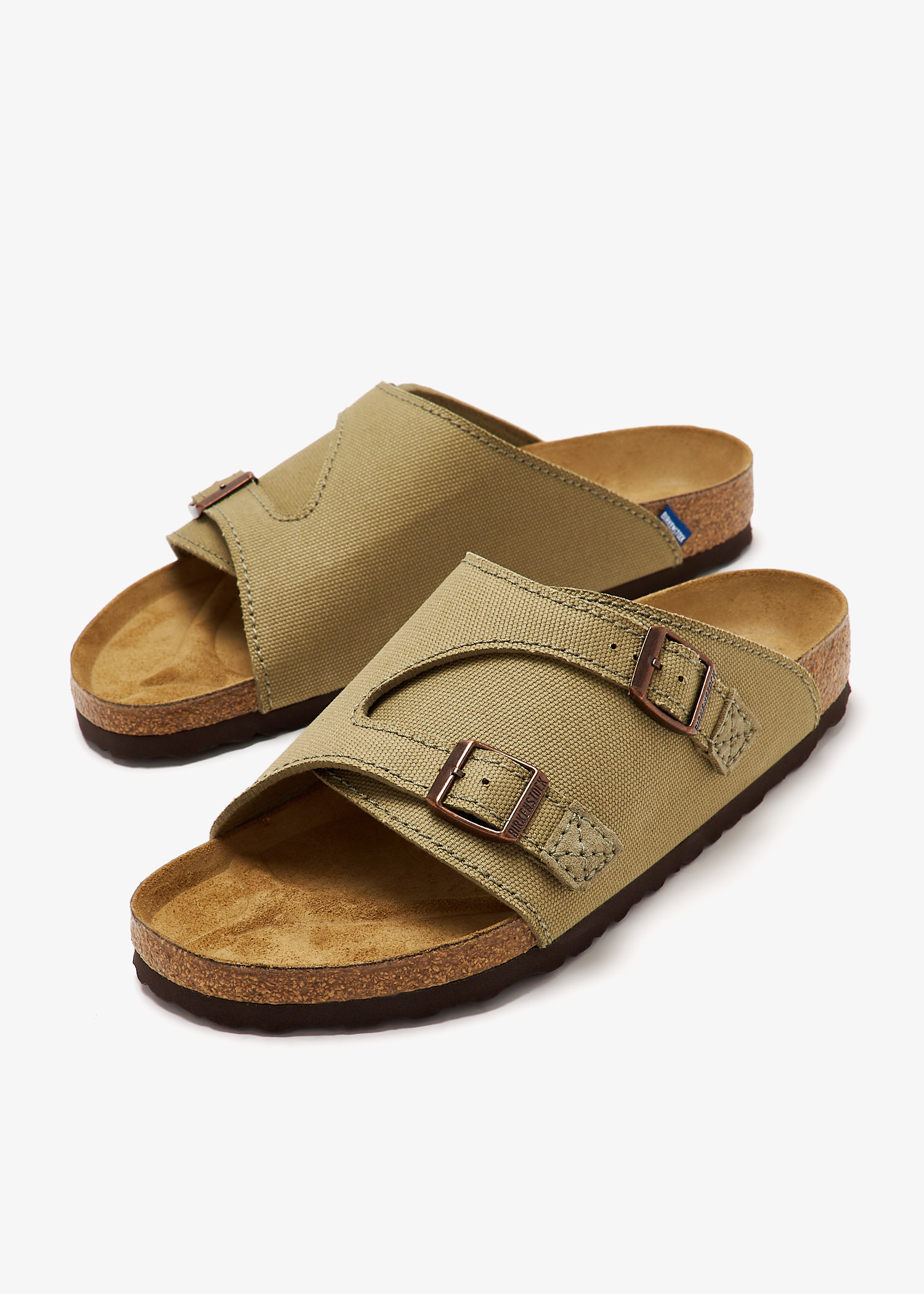 Birkenstock Zürich regular-width sandals for Men - Khaki in