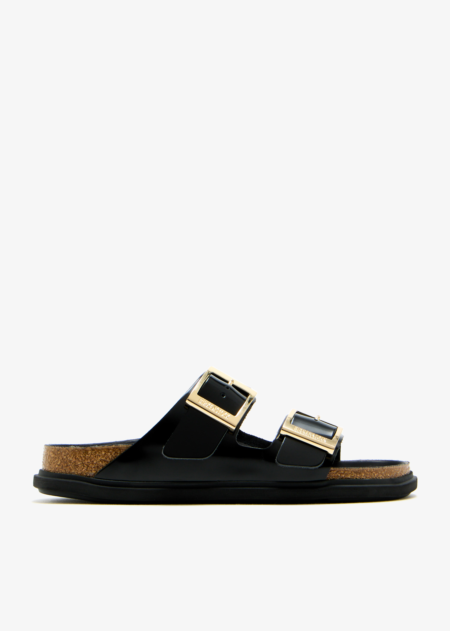 

Arizona Droplet Buckle narrow-width sandals, Black