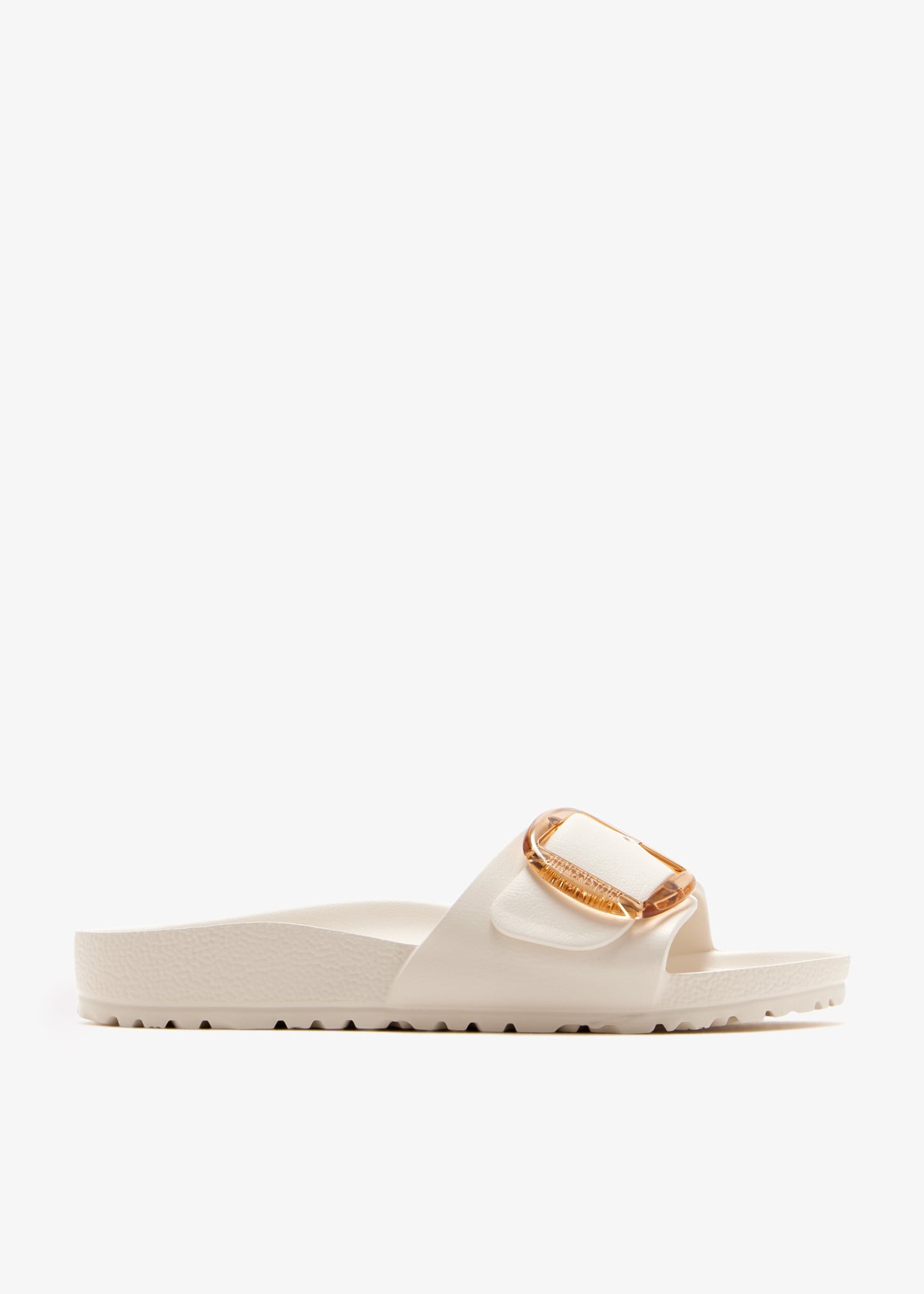 

Madrid Big Buckle narrow-width sandals, White