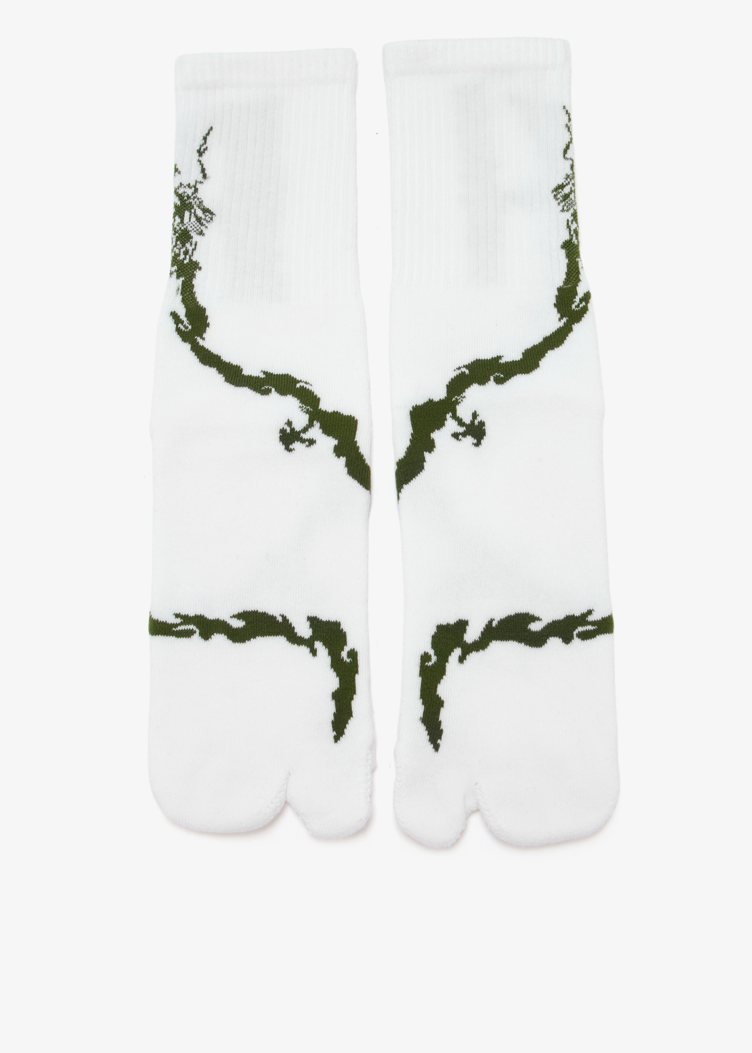 

x Maharishi Tabi sports socks, White