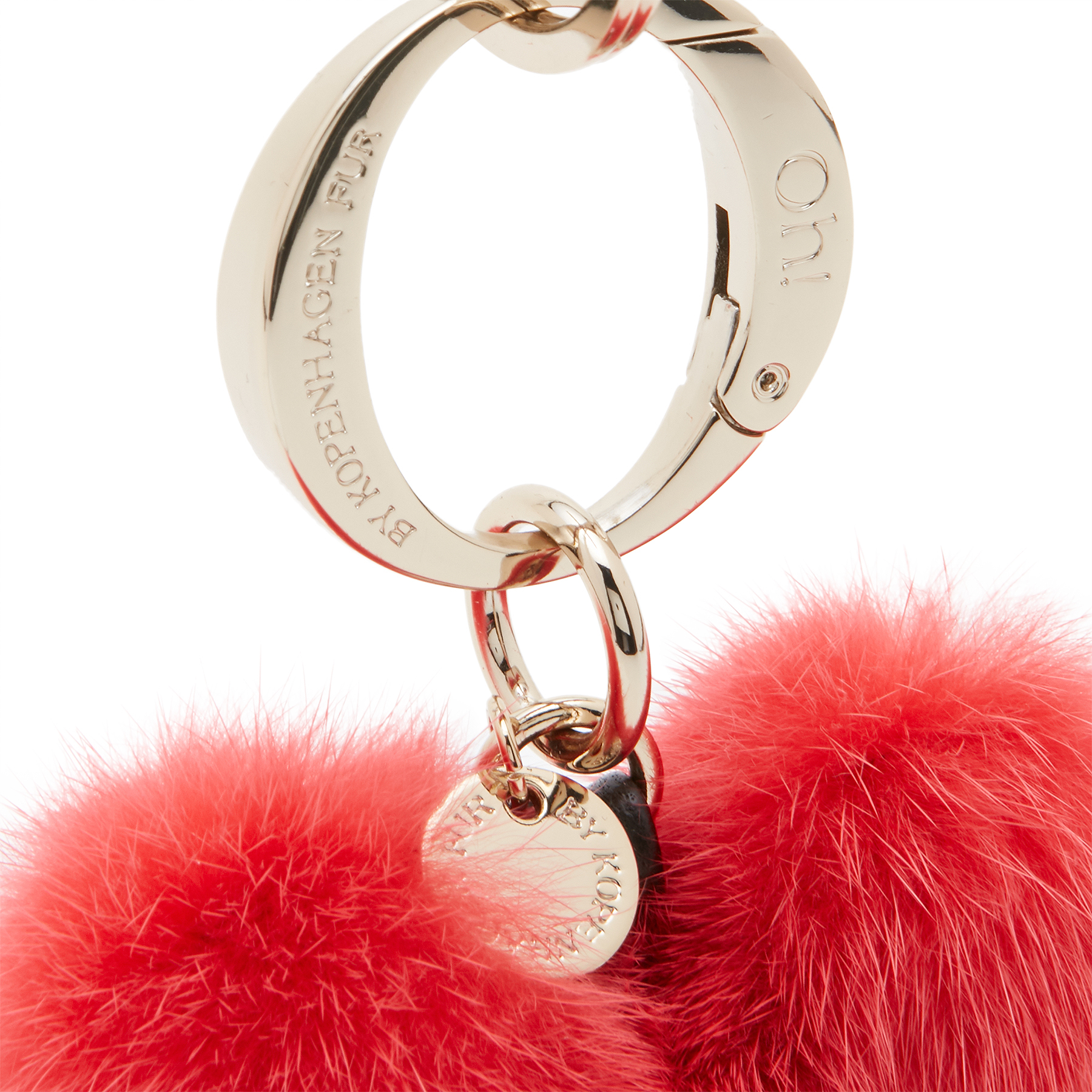 

Ally Heart charm keyring, Red