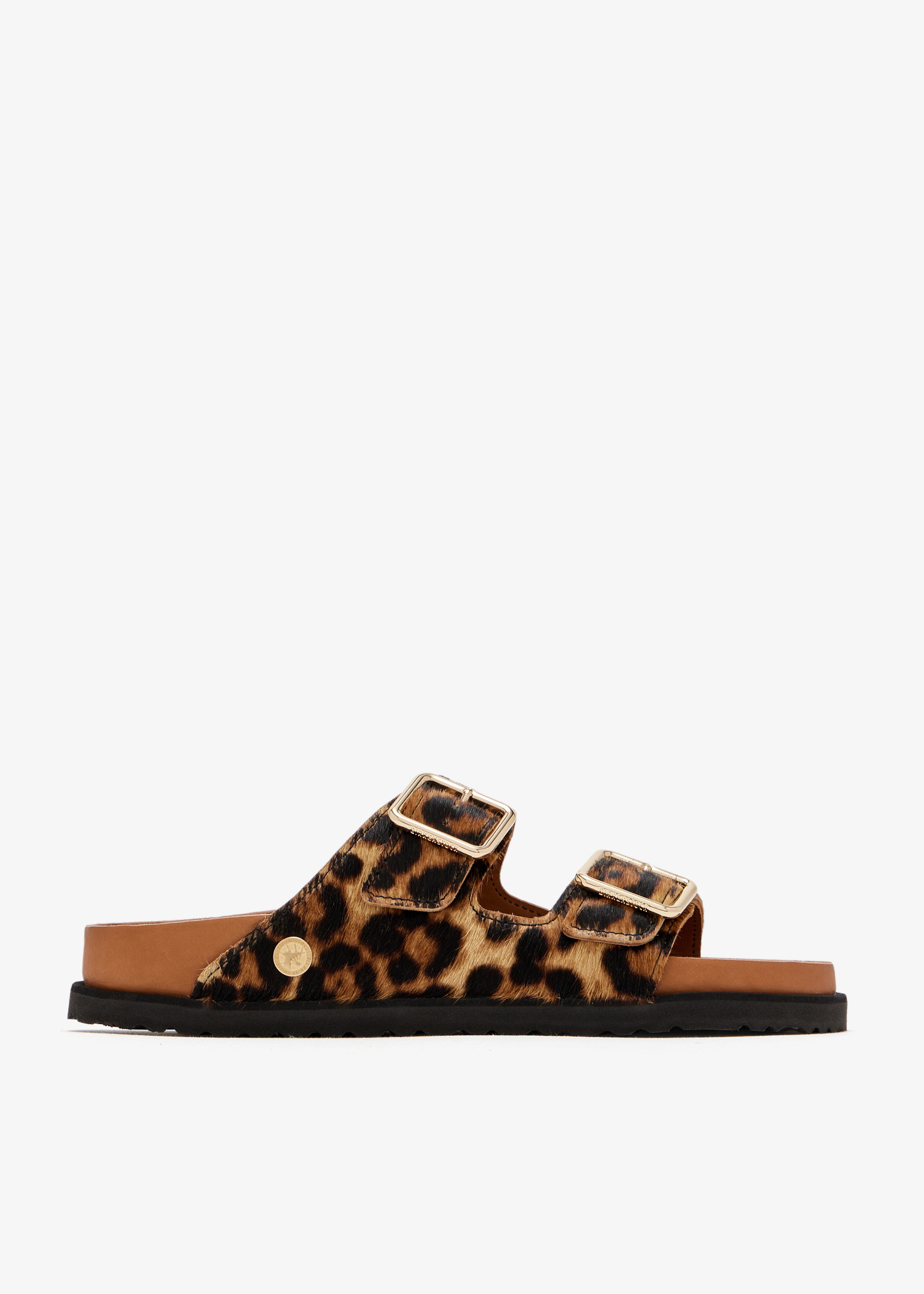 

Arizona Fur narrow-width sandals, Animal printed